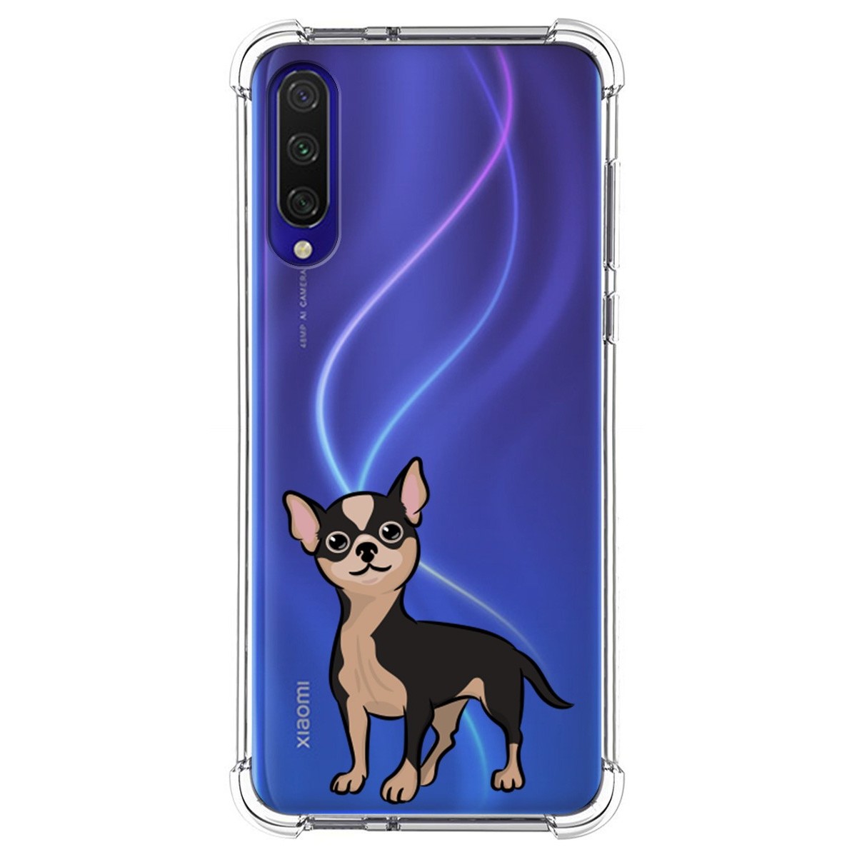 Funda Silicona Antigolpes para Xiaomi Mi 9 Lite diseño Perros 05 Dibujos