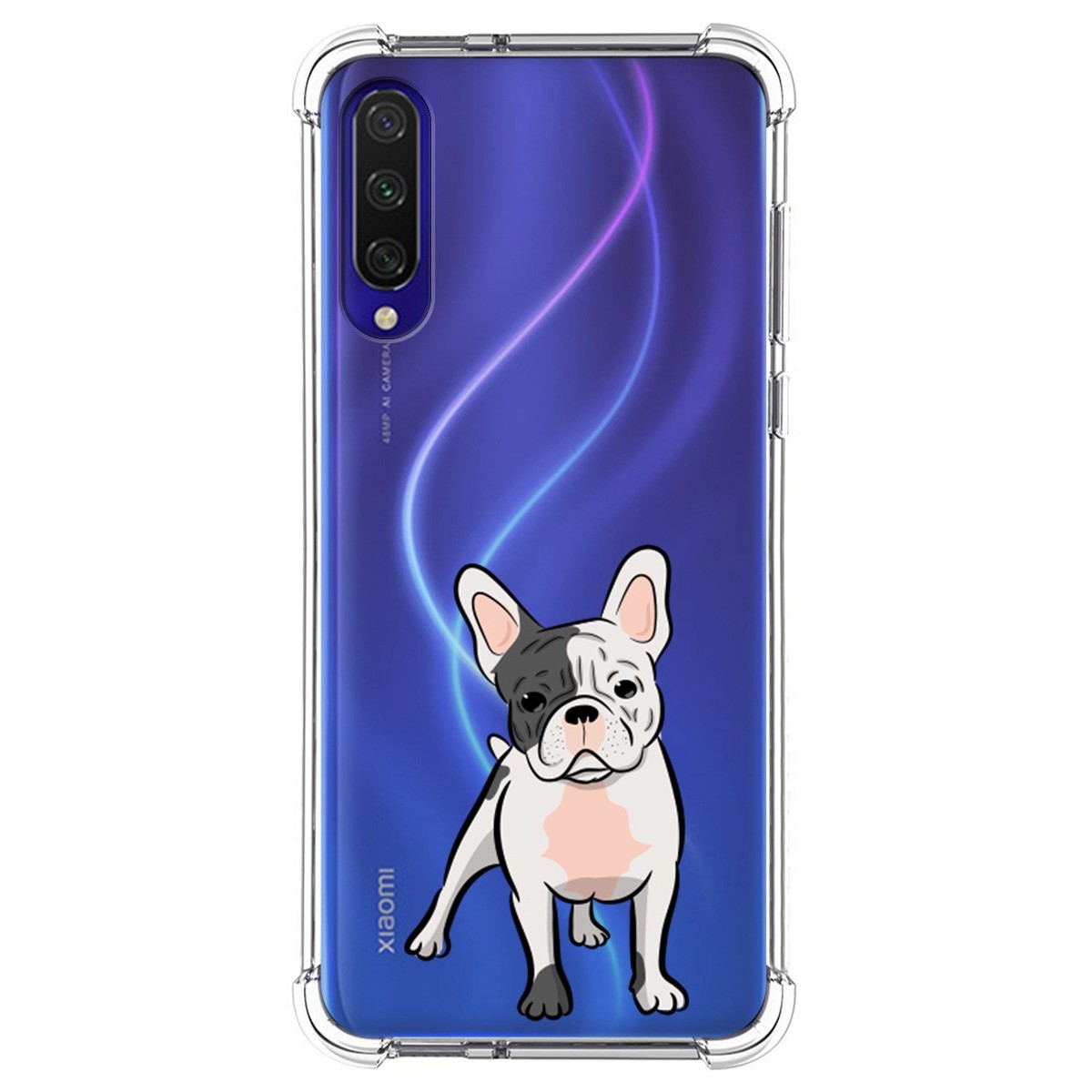 Funda Silicona Antigolpes para Xiaomi Mi 9 Lite diseño Perros 06 Dibujos