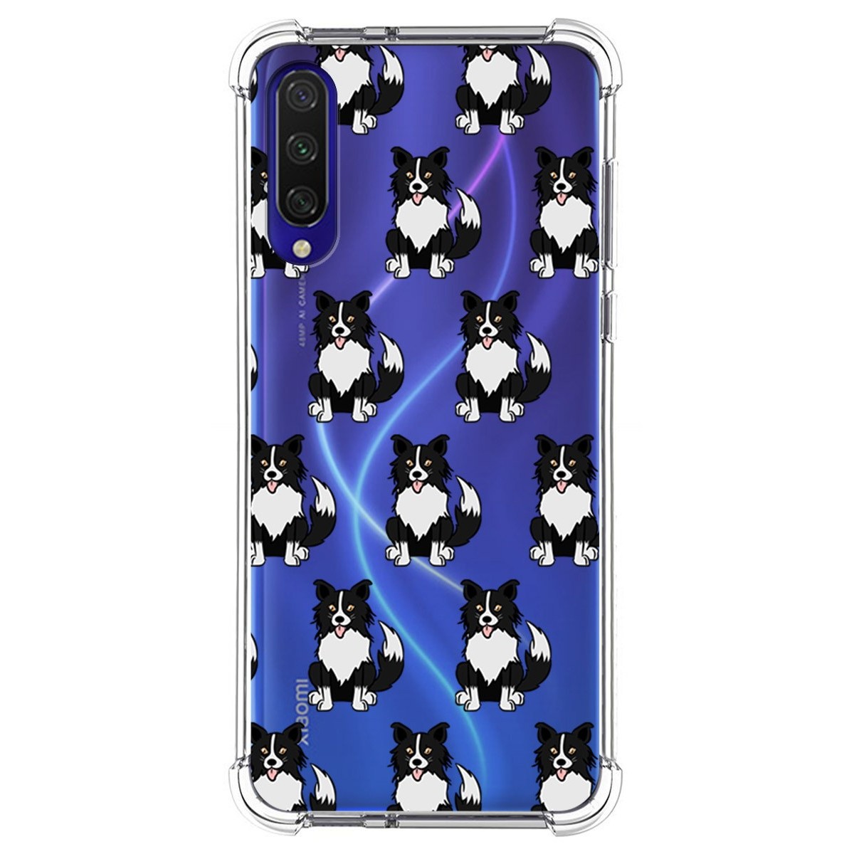 Funda Silicona Antigolpes para Xiaomi Mi 9 Lite diseño Perros 07 Dibujos