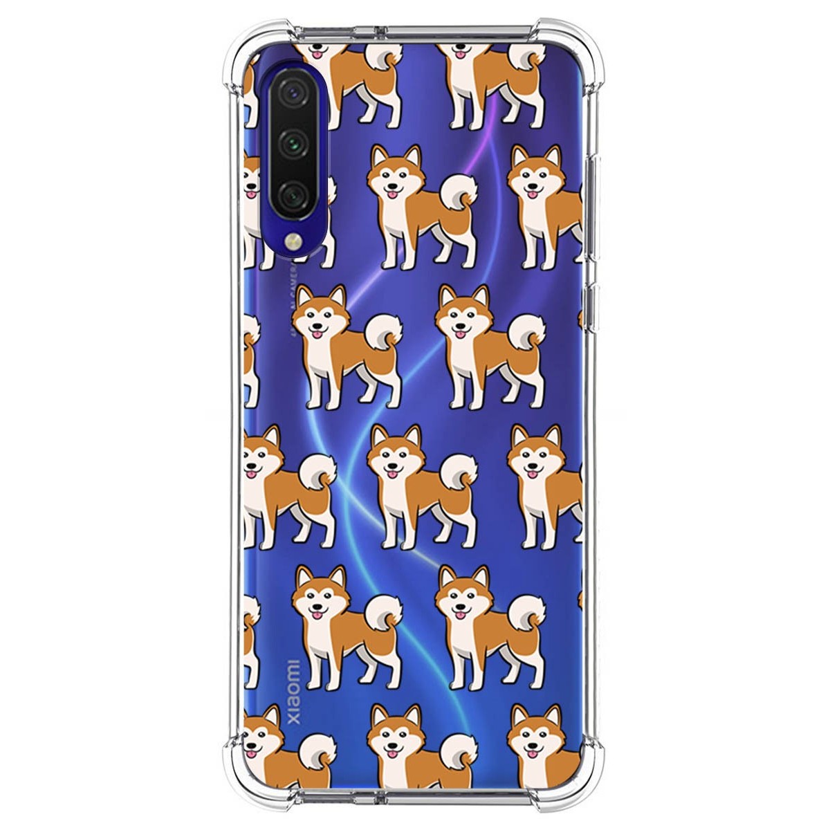 Funda Silicona Antigolpes para Xiaomi Mi 9 Lite diseño Perros 08 Dibujos
