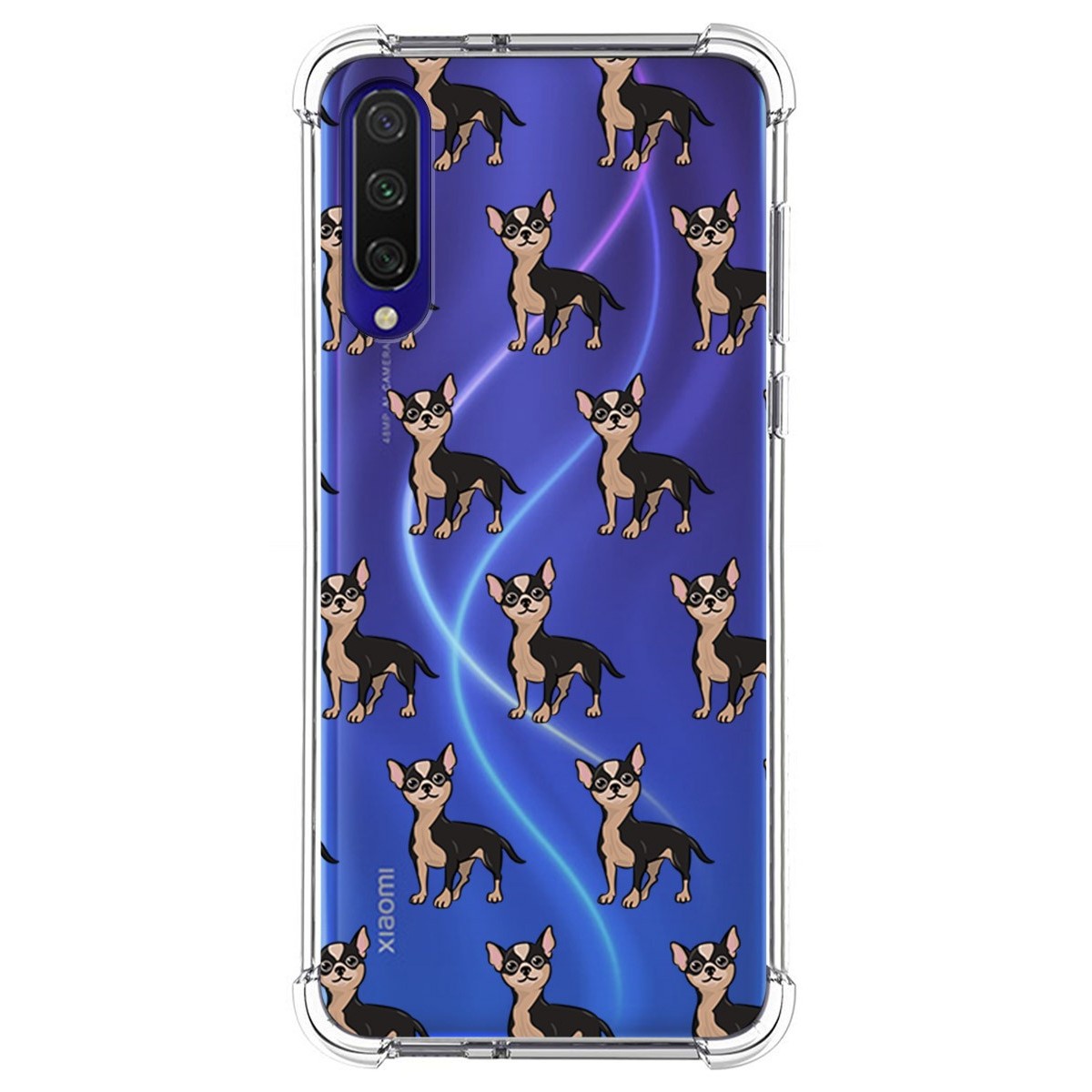 Funda Silicona Antigolpes para Xiaomi Mi 9 Lite diseño Perros 11 Dibujos