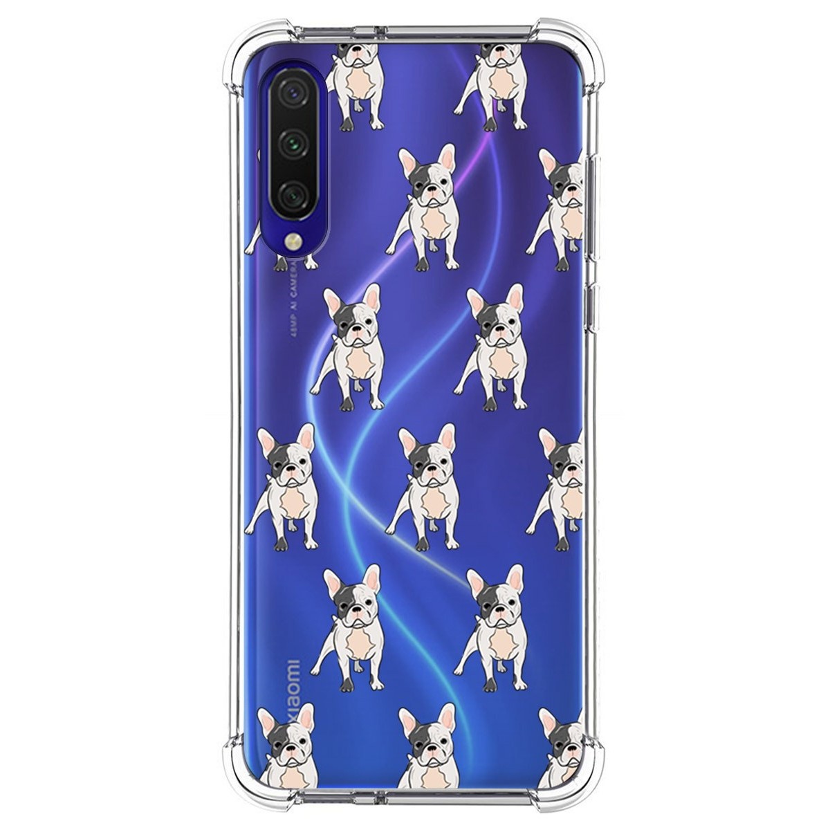 Funda Silicona Antigolpes para Xiaomi Mi 9 Lite diseño Perros 12 Dibujos