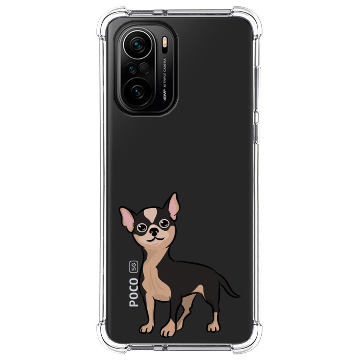Funda Silicona Antigolpes para Xiaomi POCO F3 5G / Mi 11i 5G diseño Perros 05 Dibujos