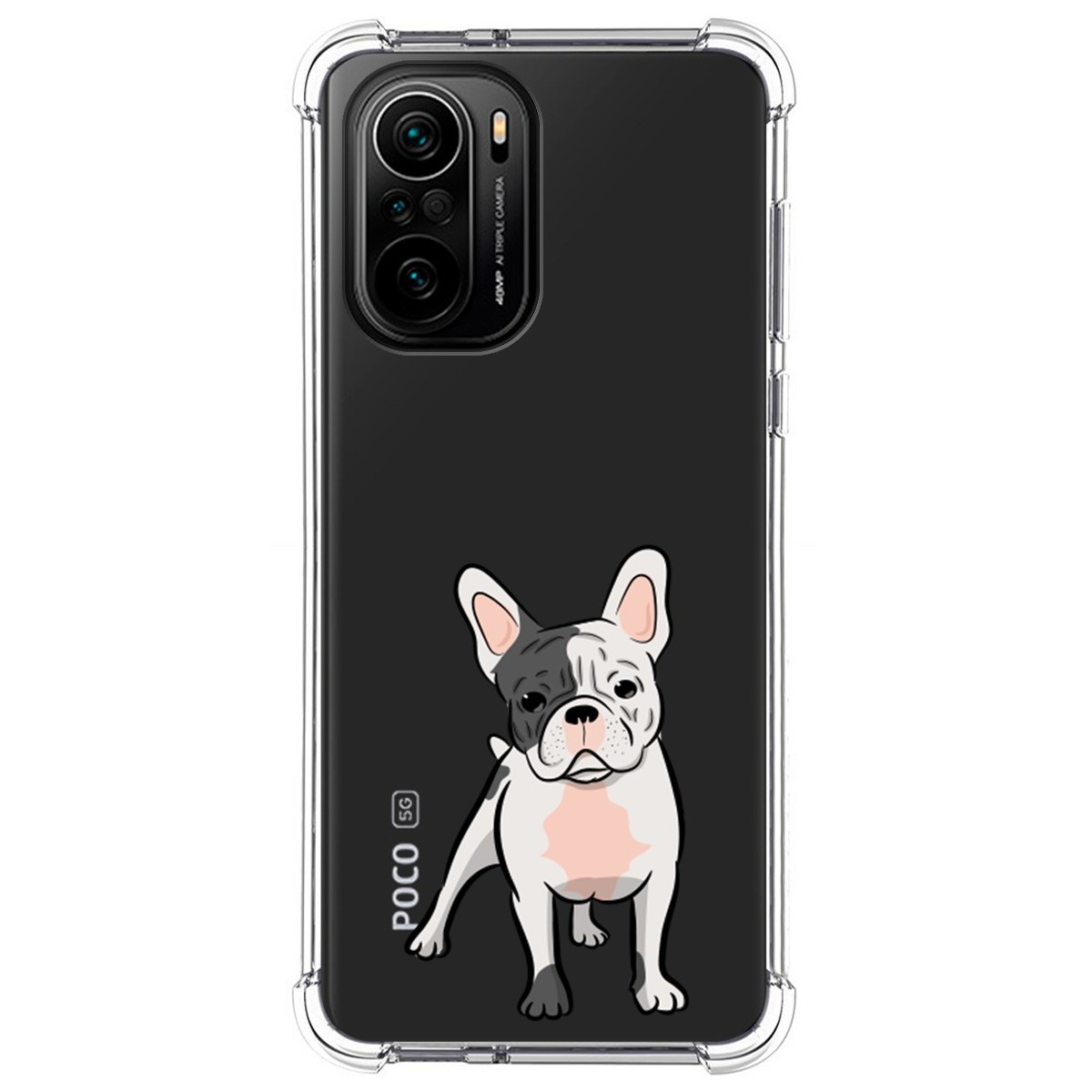 Funda Silicona Antigolpes para Xiaomi POCO F3 5G / Mi 11i 5G diseño Perros 06 Dibujos