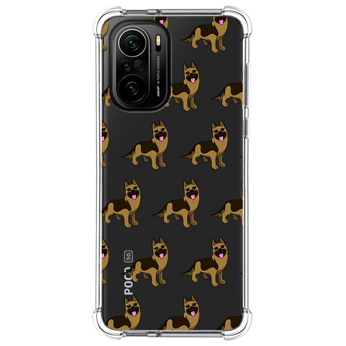 Funda Silicona Antigolpes para Xiaomi POCO F3 5G / Mi 11i 5G diseño Perros 09 Dibujos