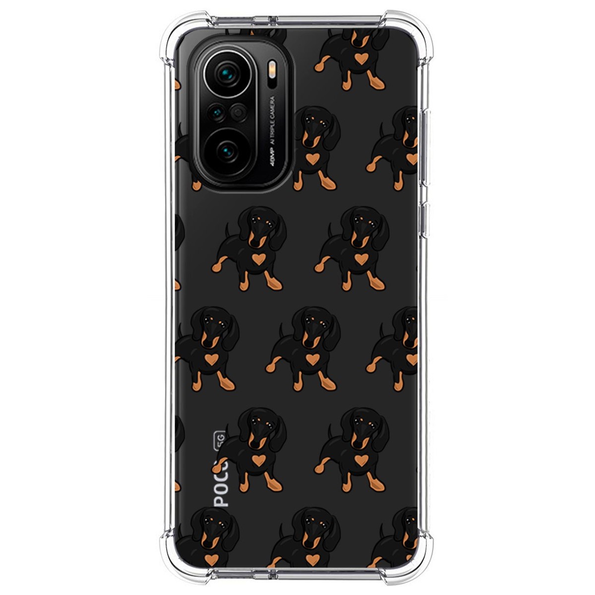 Funda Silicona Antigolpes para Xiaomi POCO F3 5G / Mi 11i 5G diseño Perros 10 Dibujos