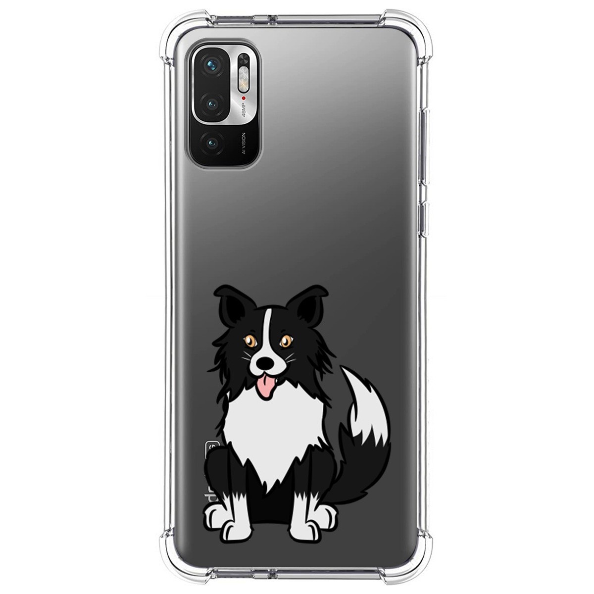 Funda Silicona Antigolpes para Xiaomi Redmi Note 10 5G / POCO M3 Pro 5G diseño Perros 01 Dibujos