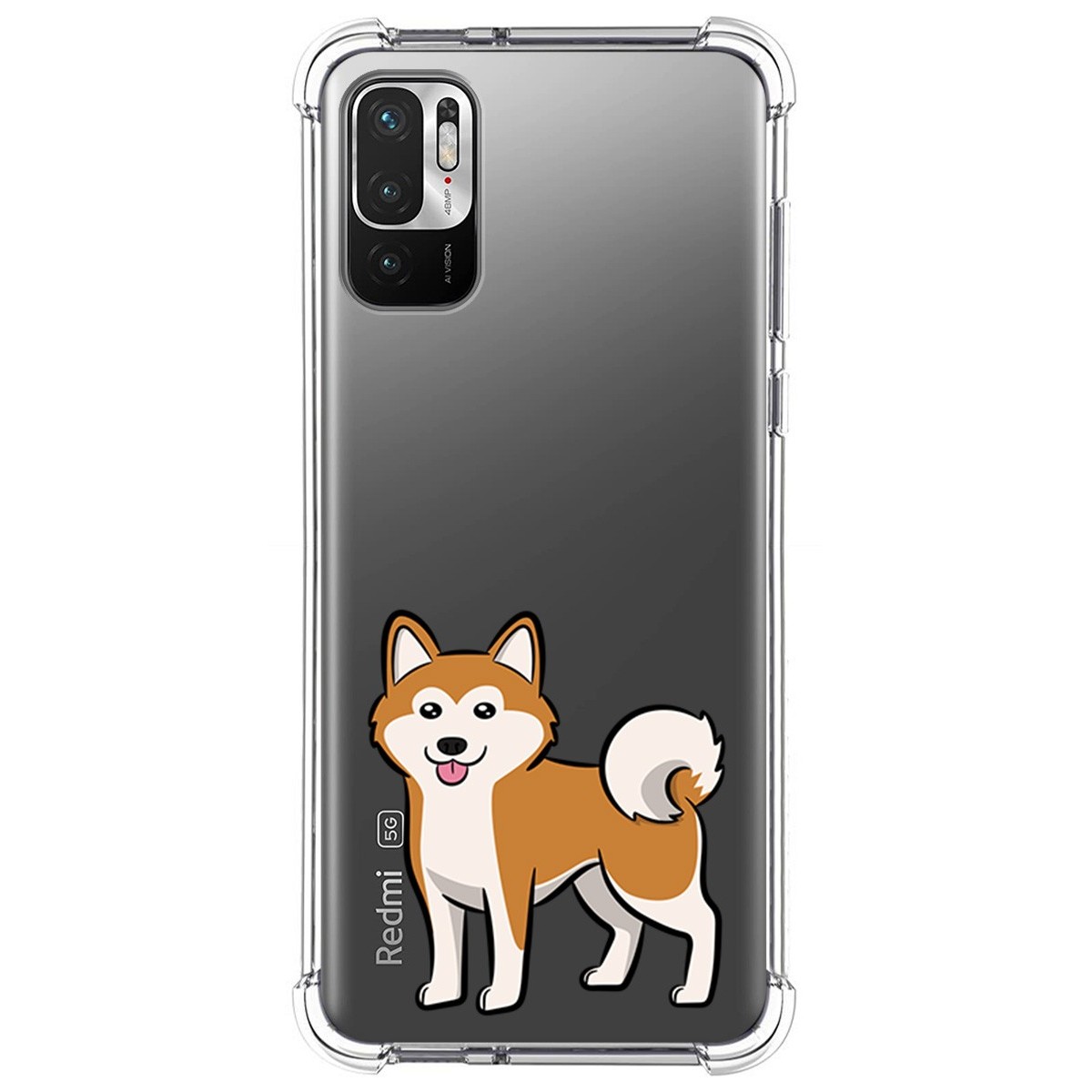 Funda Silicona Antigolpes para Xiaomi Redmi Note 10 5G / POCO M3 Pro 5G diseño Perros 02 Dibujos
