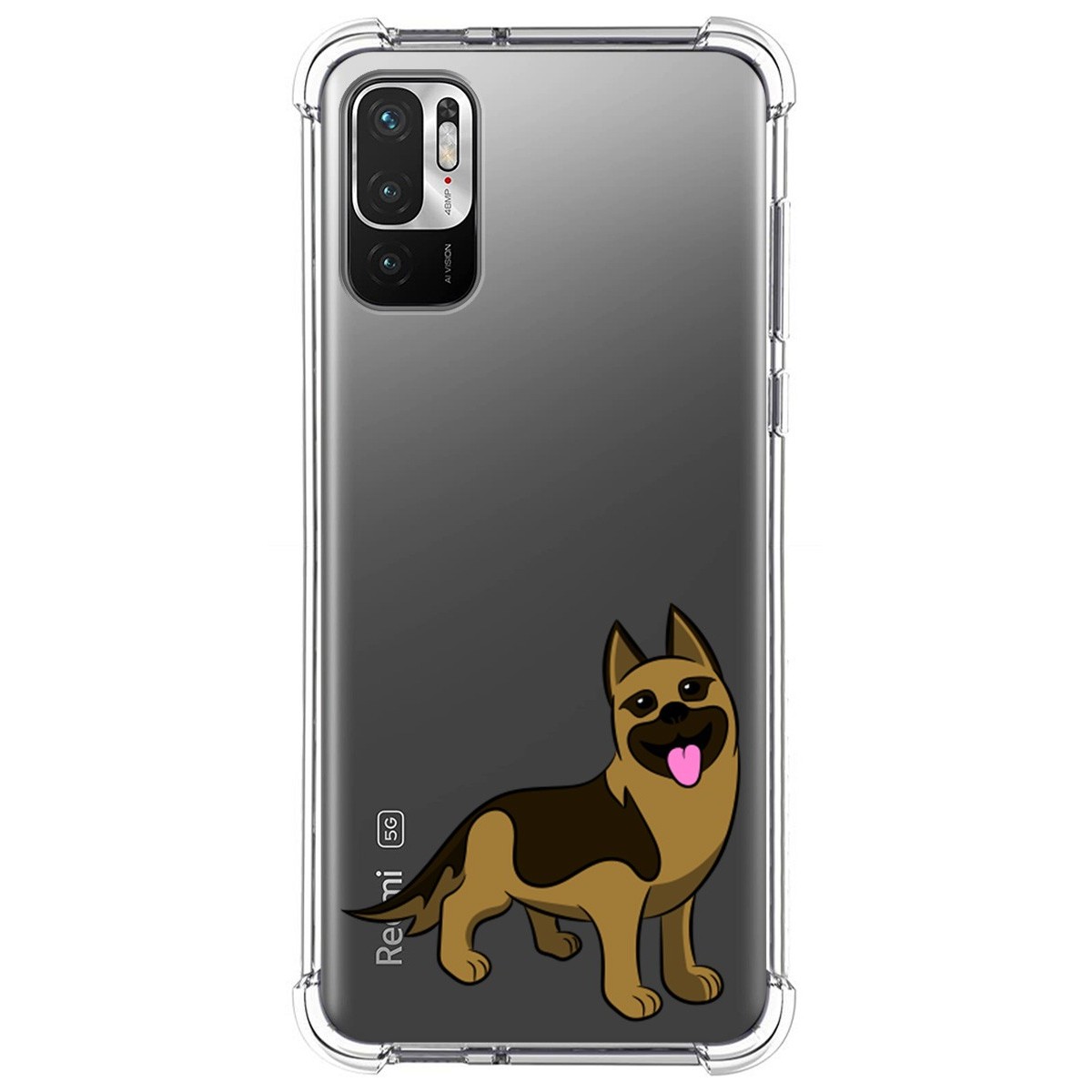Funda Silicona Antigolpes para Xiaomi Redmi Note 10 5G / POCO M3 Pro 5G diseño Perros 03 Dibujos