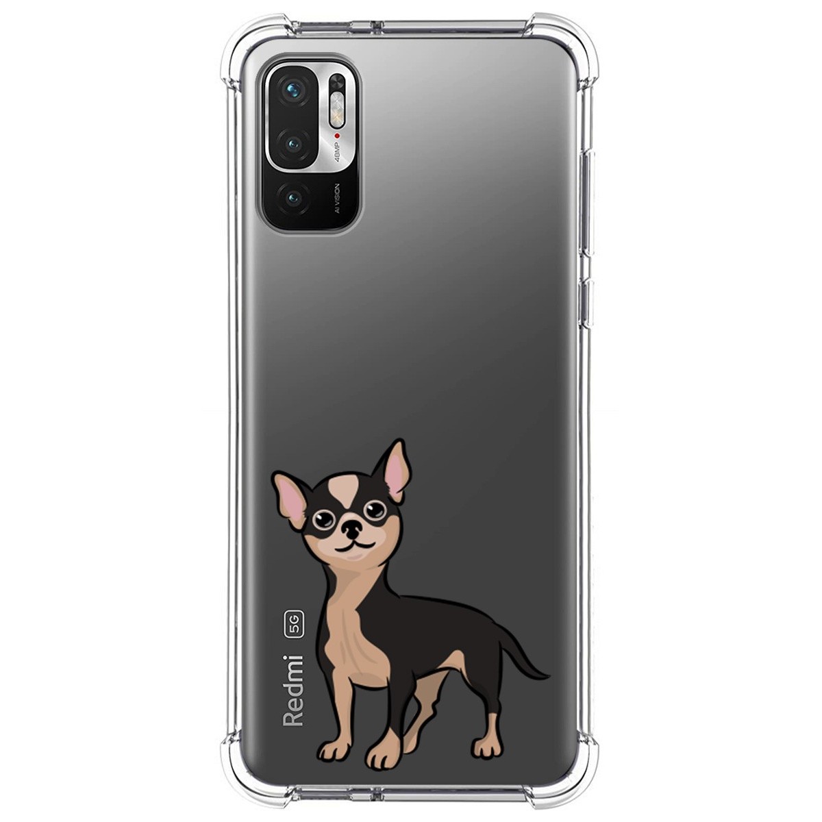 Funda Silicona Antigolpes para Xiaomi Redmi Note 10 5G / POCO M3 Pro 5G diseño Perros 05 Dibujos