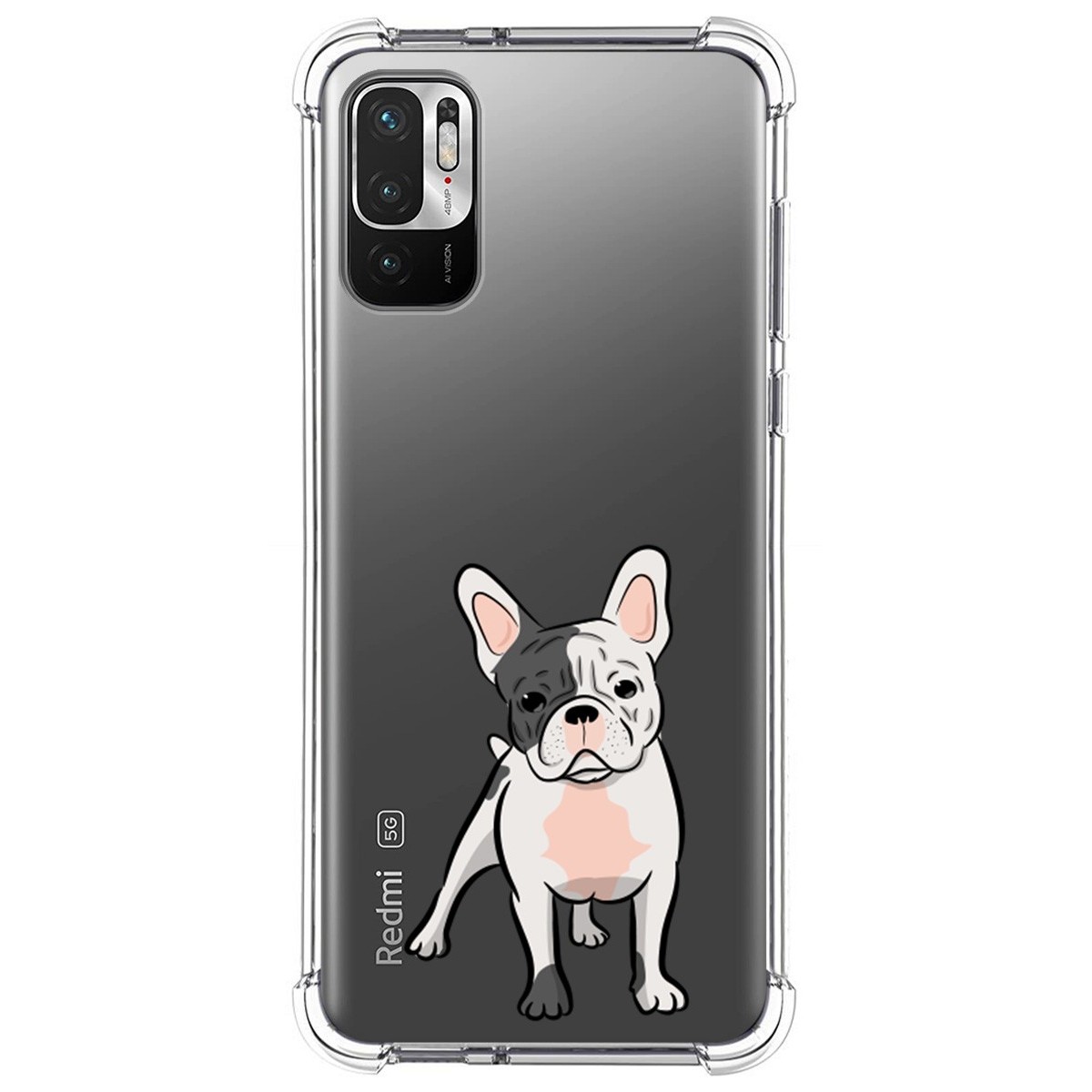 Funda Silicona Antigolpes para Xiaomi Redmi Note 10 5G / POCO M3 Pro 5G diseño Perros 06 Dibujos