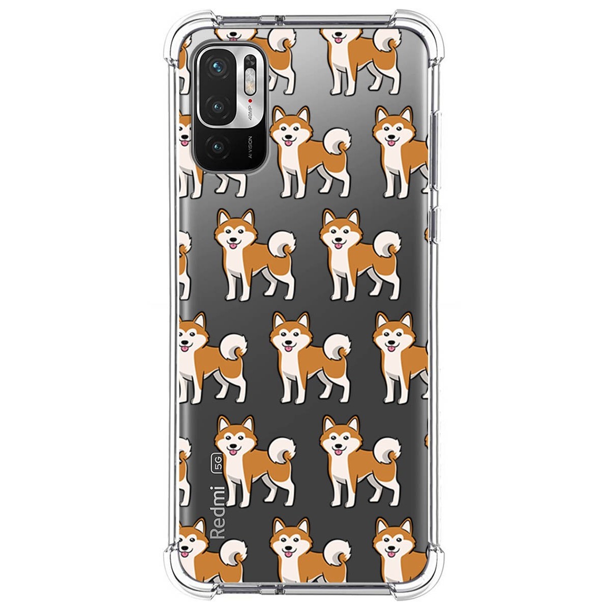 Funda Silicona Antigolpes para Xiaomi Redmi Note 10 5G / POCO M3 Pro 5G diseño Perros 08 Dibujos
