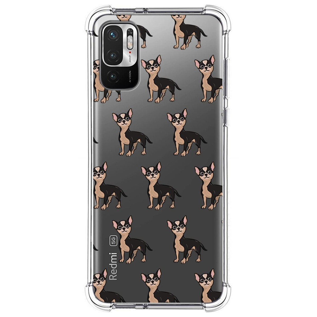 Funda Silicona Antigolpes para Xiaomi Redmi Note 10 5G / POCO M3 Pro 5G diseño Perros 11 Dibujos