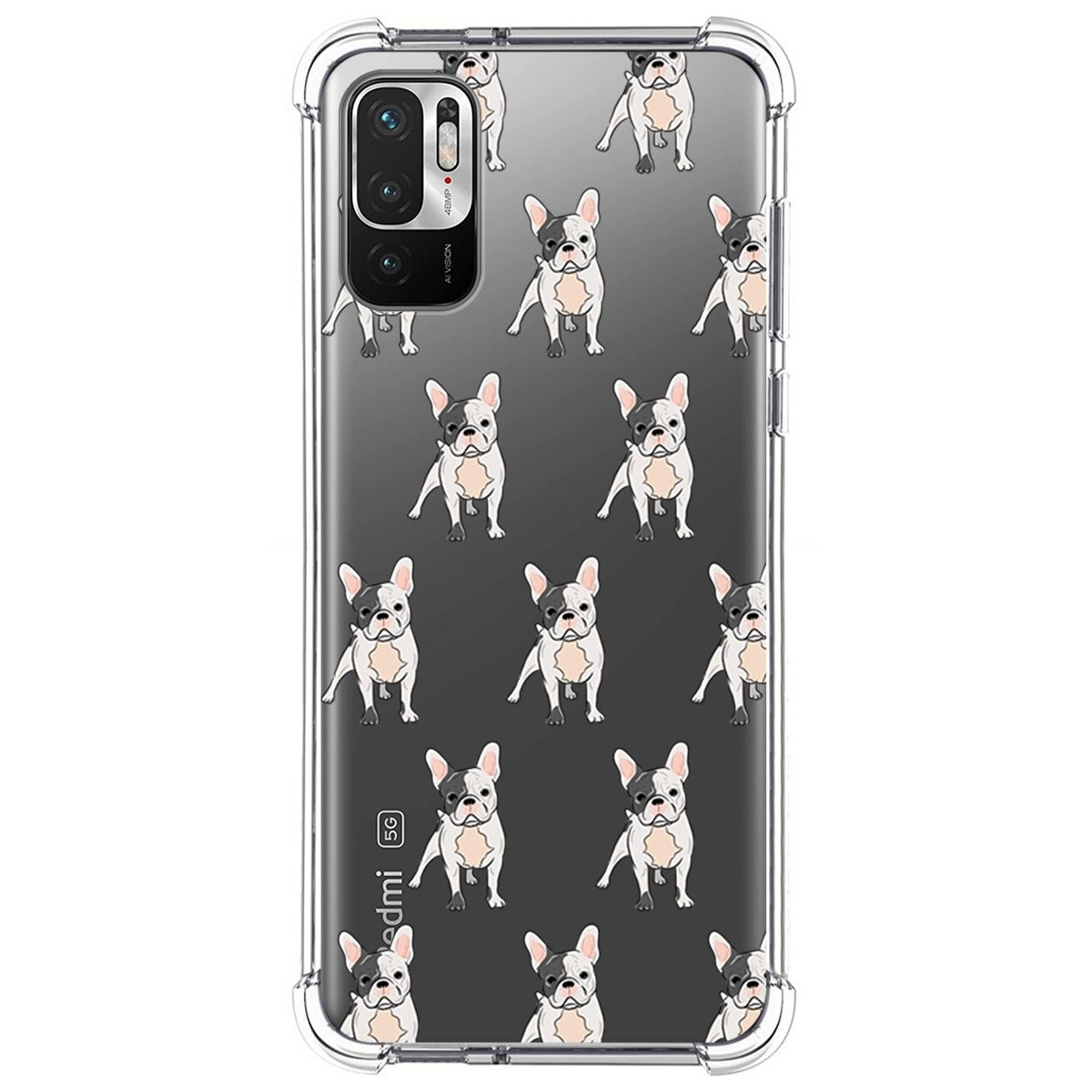 Funda Silicona Antigolpes para Xiaomi Redmi Note 10 5G / POCO M3 Pro 5G diseño Perros 12 Dibujos