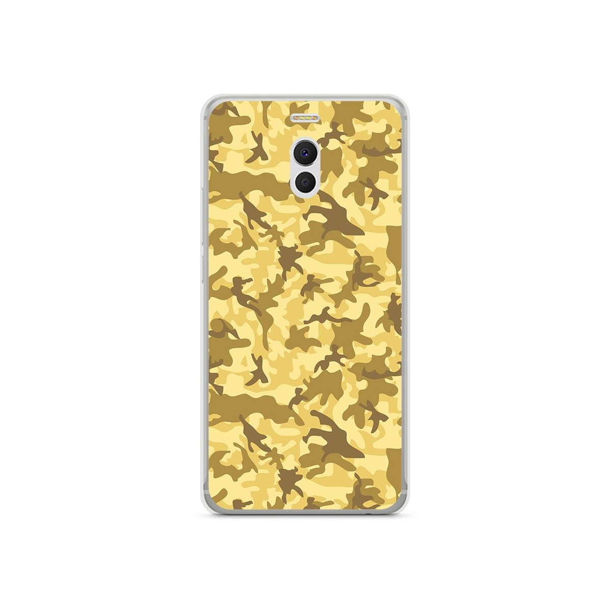 Funda Gel Tpu para Meizu M6 Note Diseño Sand Camuflaje Dibujos