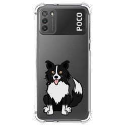 Funda Silicona Antigolpes para Xiaomi POCO M3 / Redmi 9T diseño Perros 01 Dibujos