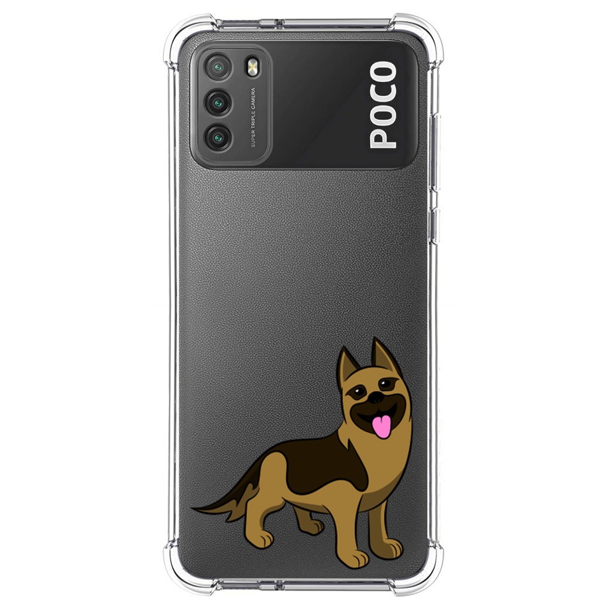 Funda Silicona Antigolpes para Xiaomi POCO M3 / Redmi 9T diseño Perros 03 Dibujos