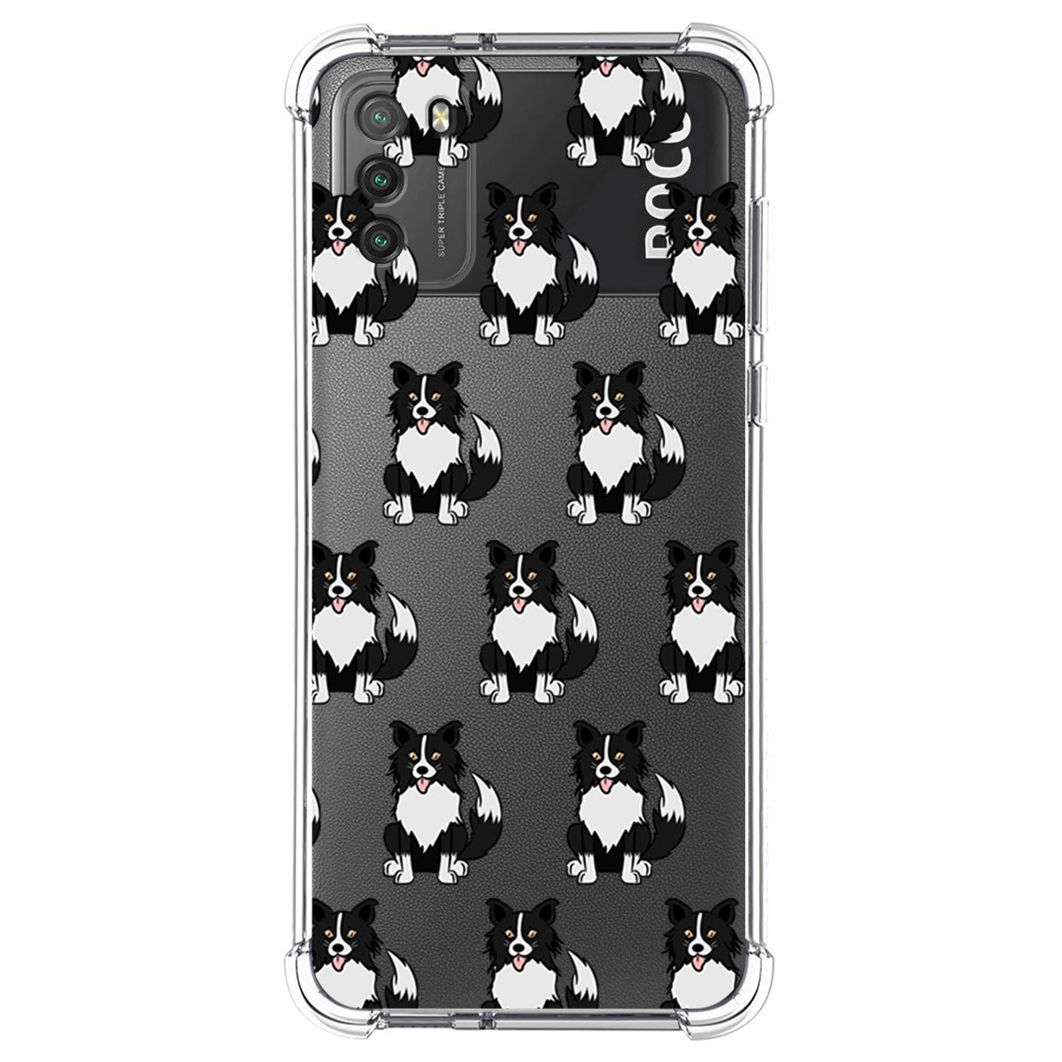 Funda Silicona Antigolpes para Xiaomi POCO M3 / Redmi 9T diseño Perros 07 Dibujos