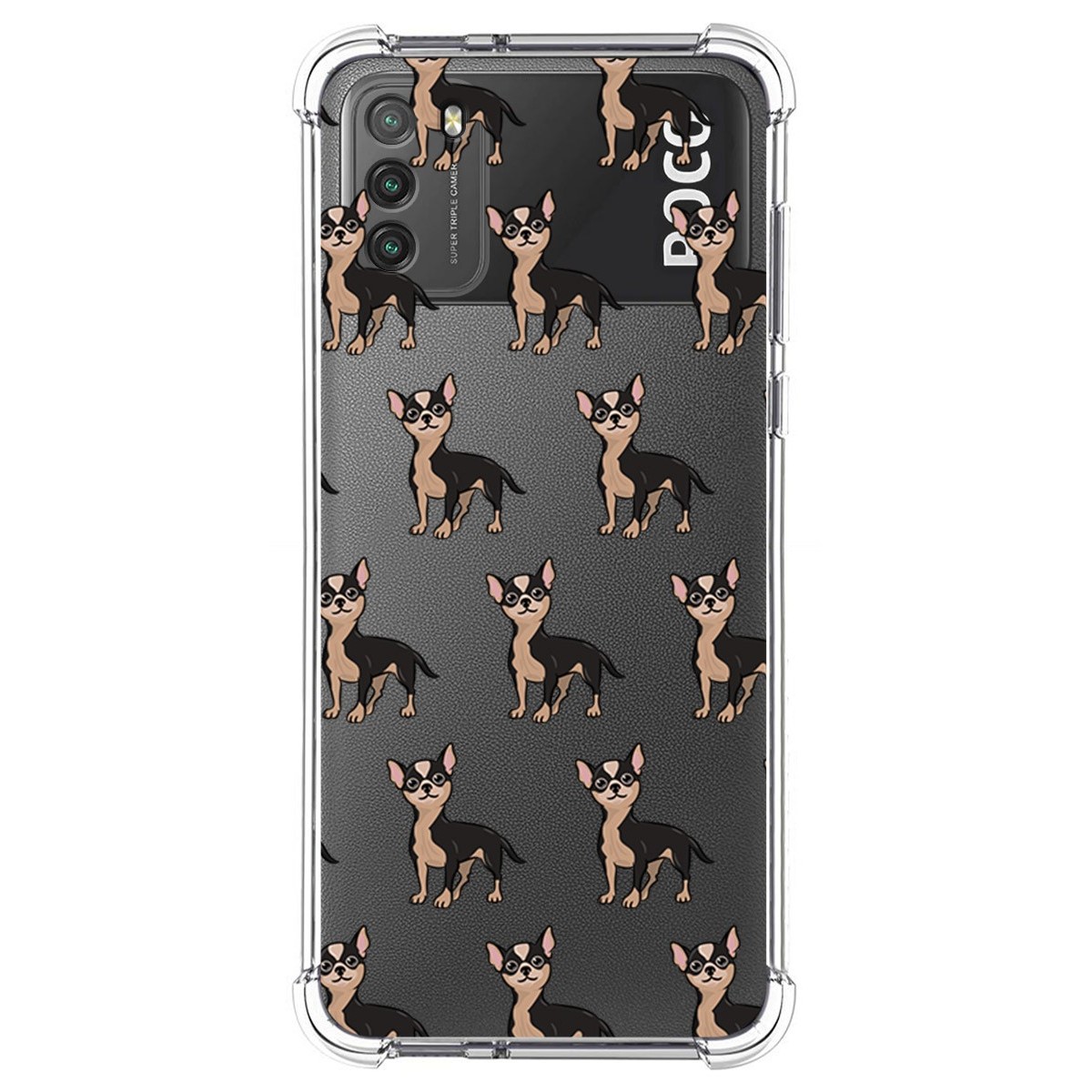 Funda Silicona Antigolpes para Xiaomi POCO M3 / Redmi 9T diseño Perros 11 Dibujos