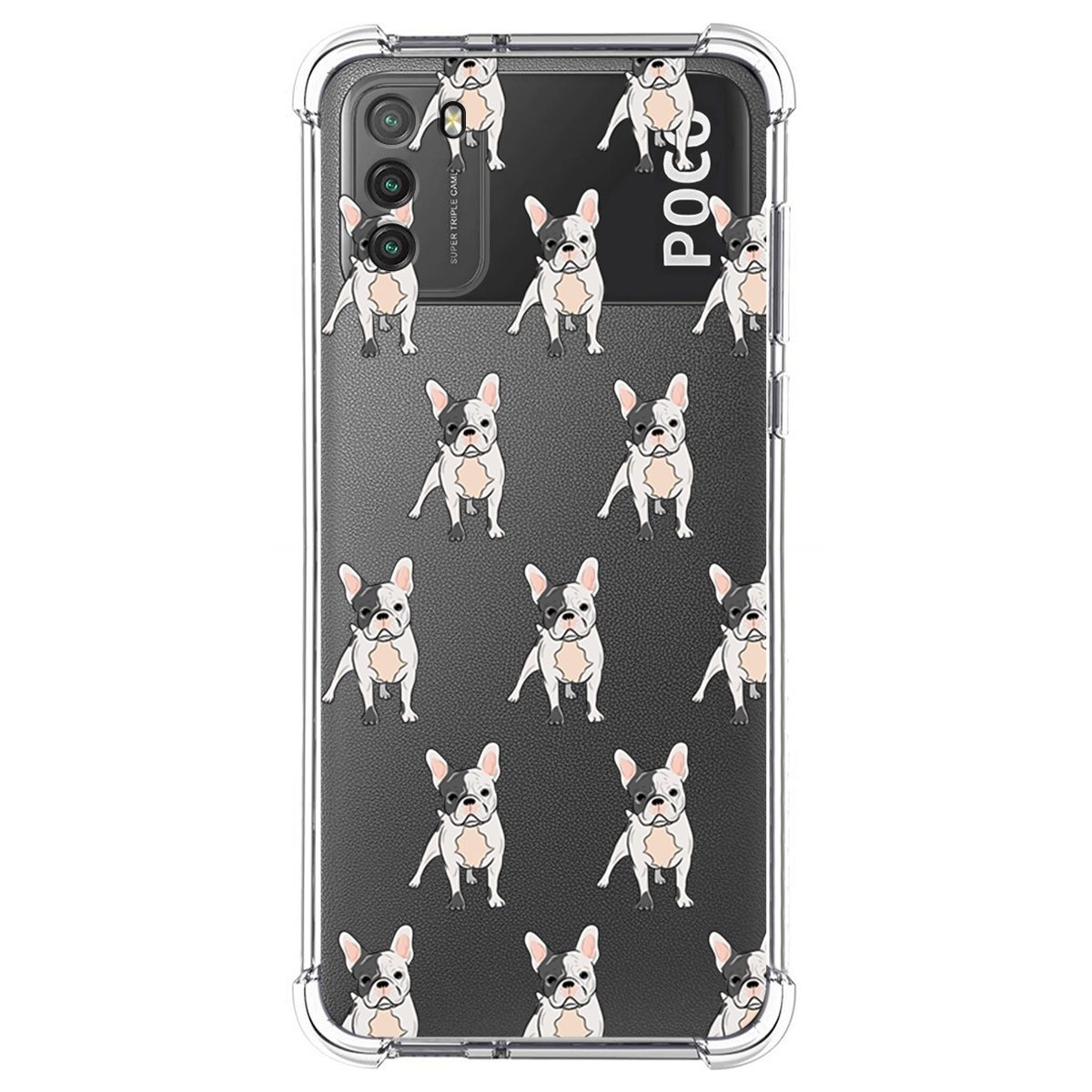 Funda Silicona Antigolpes para Xiaomi POCO M3 / Redmi 9T diseño Perros 12 Dibujos