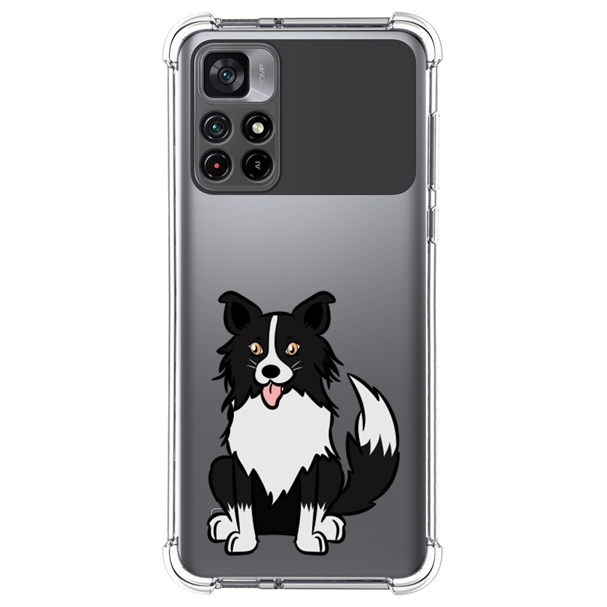 Funda Silicona Antigolpes para Xiaomi POCO M4 Pro 5G diseño Perros 01 Dibujos