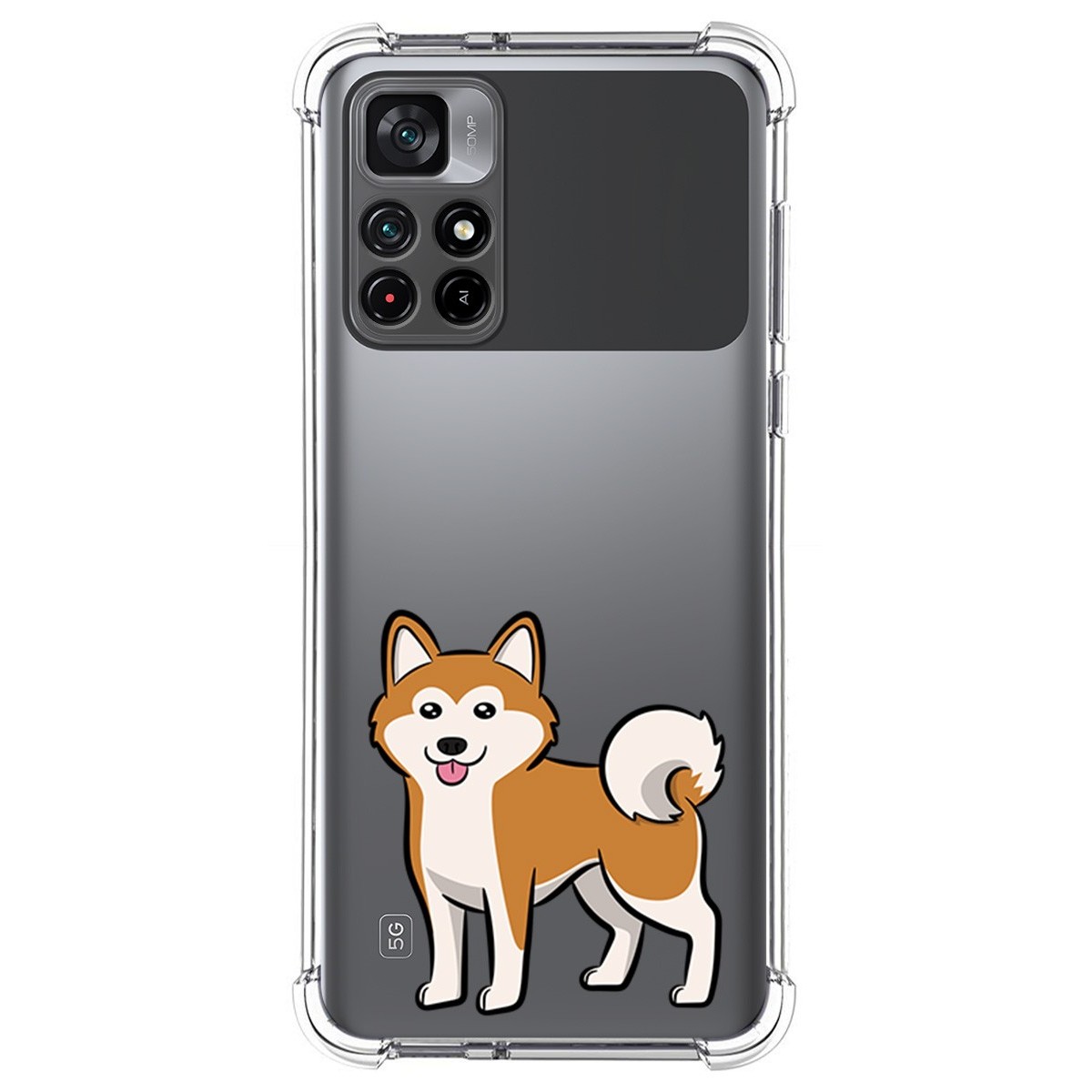 Funda Silicona Antigolpes para Xiaomi POCO M4 Pro 5G diseño Perros 02 Dibujos