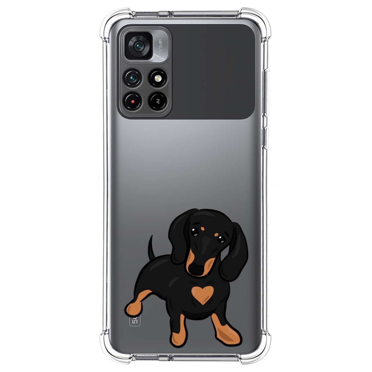 Funda Silicona Antigolpes para Xiaomi POCO M4 Pro 5G diseño Perros 04 Dibujos
