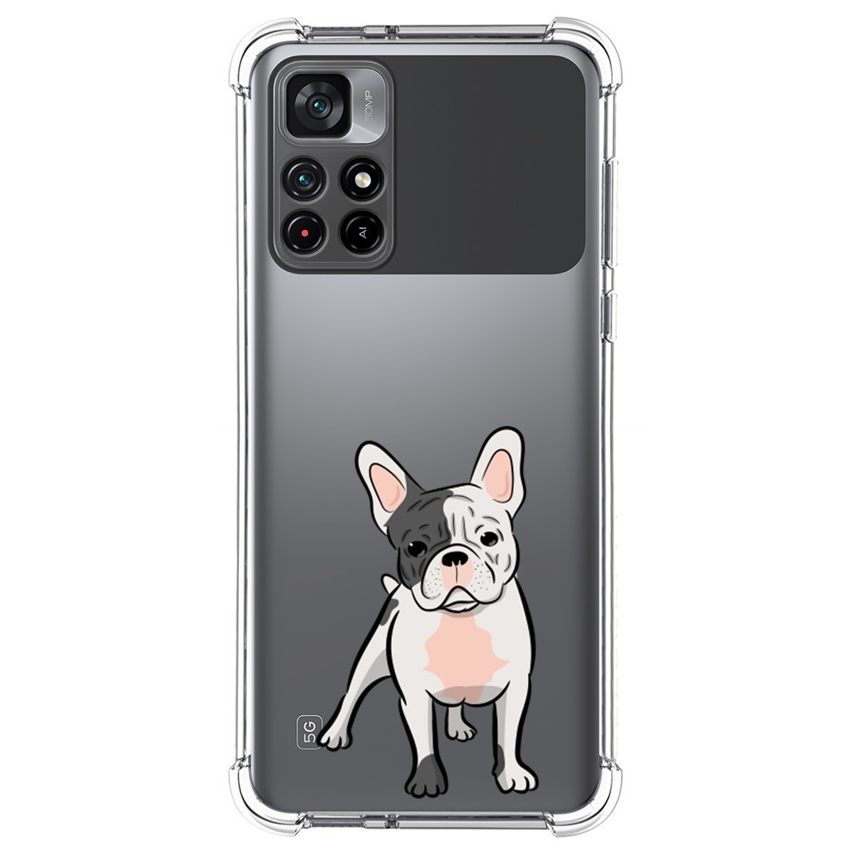 Funda Silicona Antigolpes para Xiaomi POCO M4 Pro 5G diseño Perros 06 Dibujos