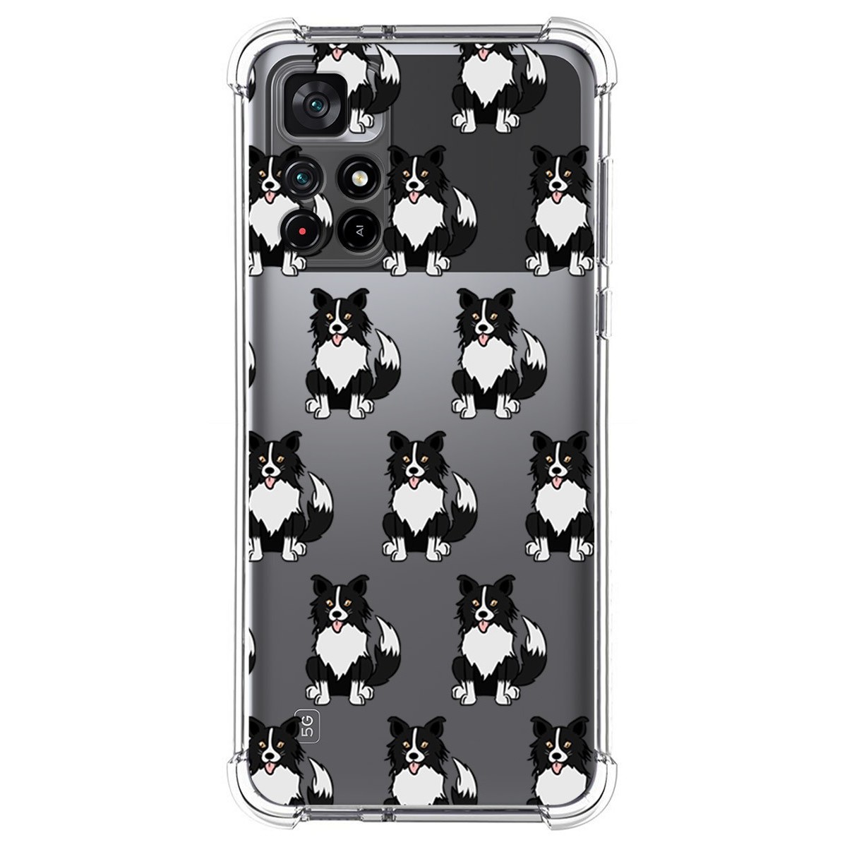 Funda Silicona Antigolpes para Xiaomi POCO M4 Pro 5G diseño Perros 07 Dibujos