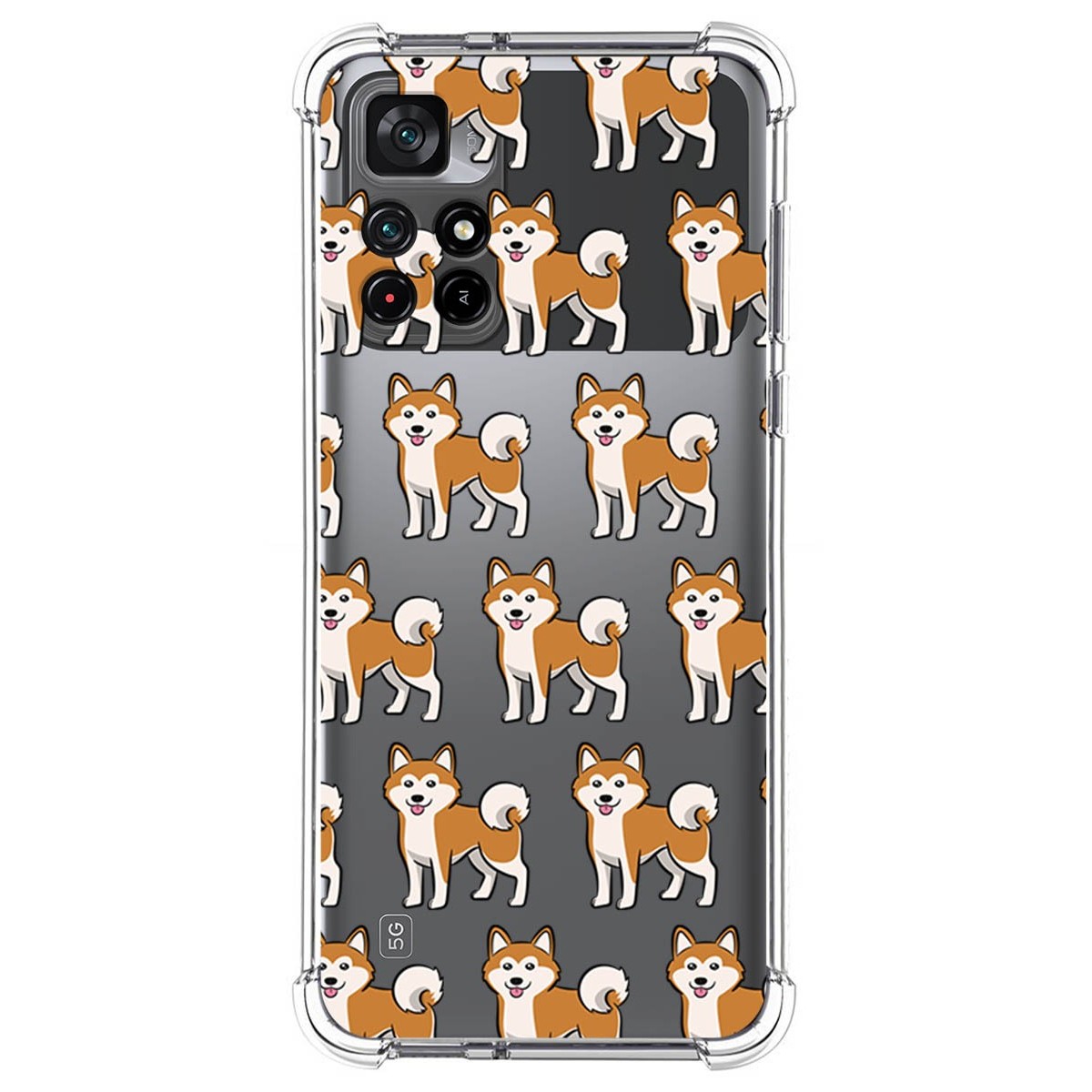 Funda Silicona Antigolpes para Xiaomi POCO M4 Pro 5G diseño Perros 08 Dibujos