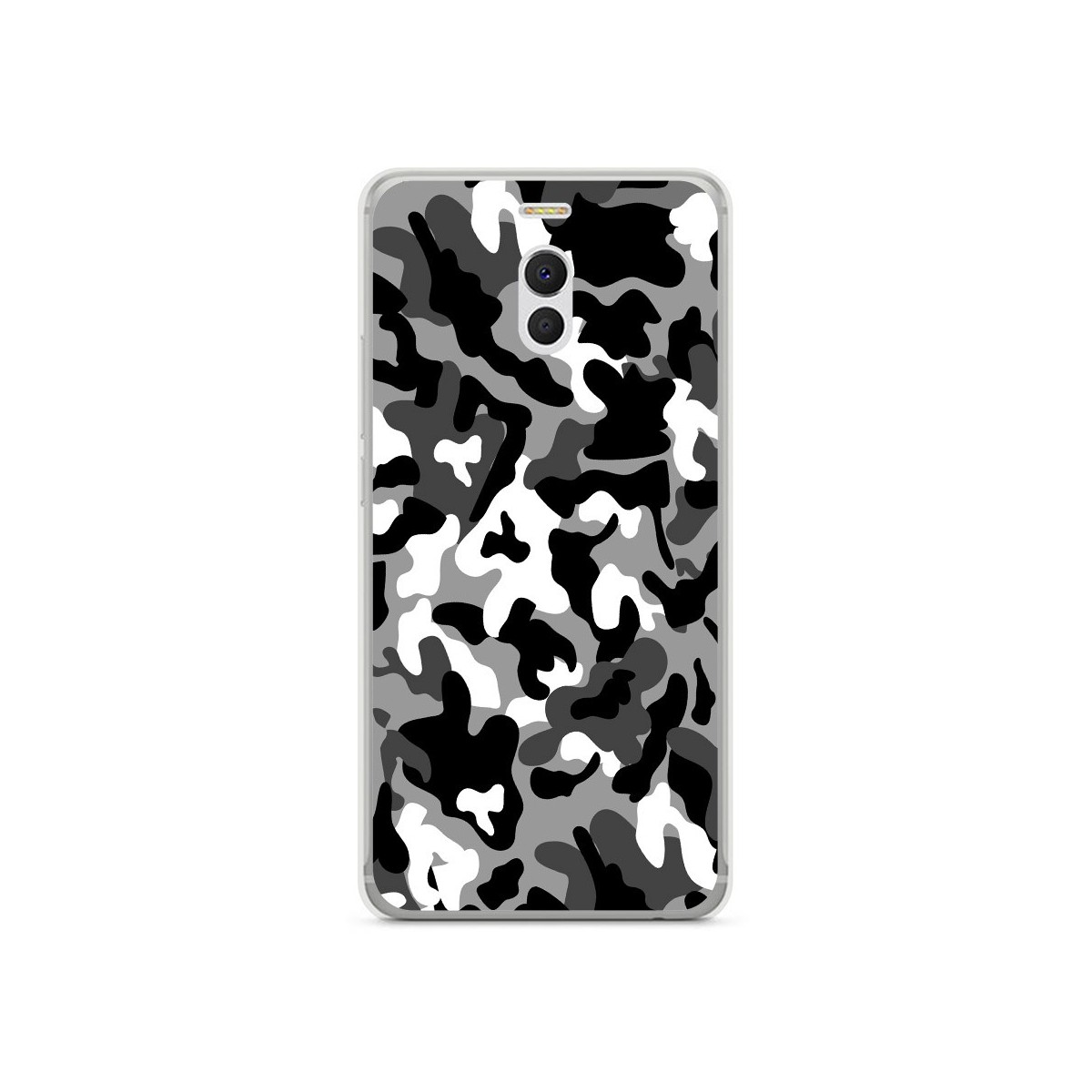 Funda Gel Tpu para Meizu M6 Note Diseño Snow Camuflaje Dibujos