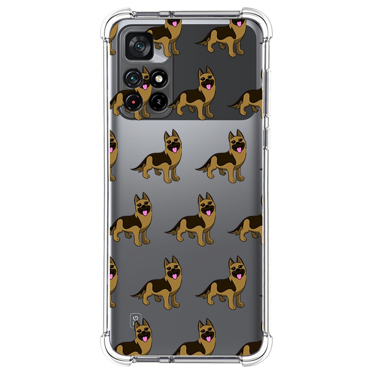 Funda Silicona Antigolpes para Xiaomi POCO M4 Pro 5G diseño Perros 09 Dibujos