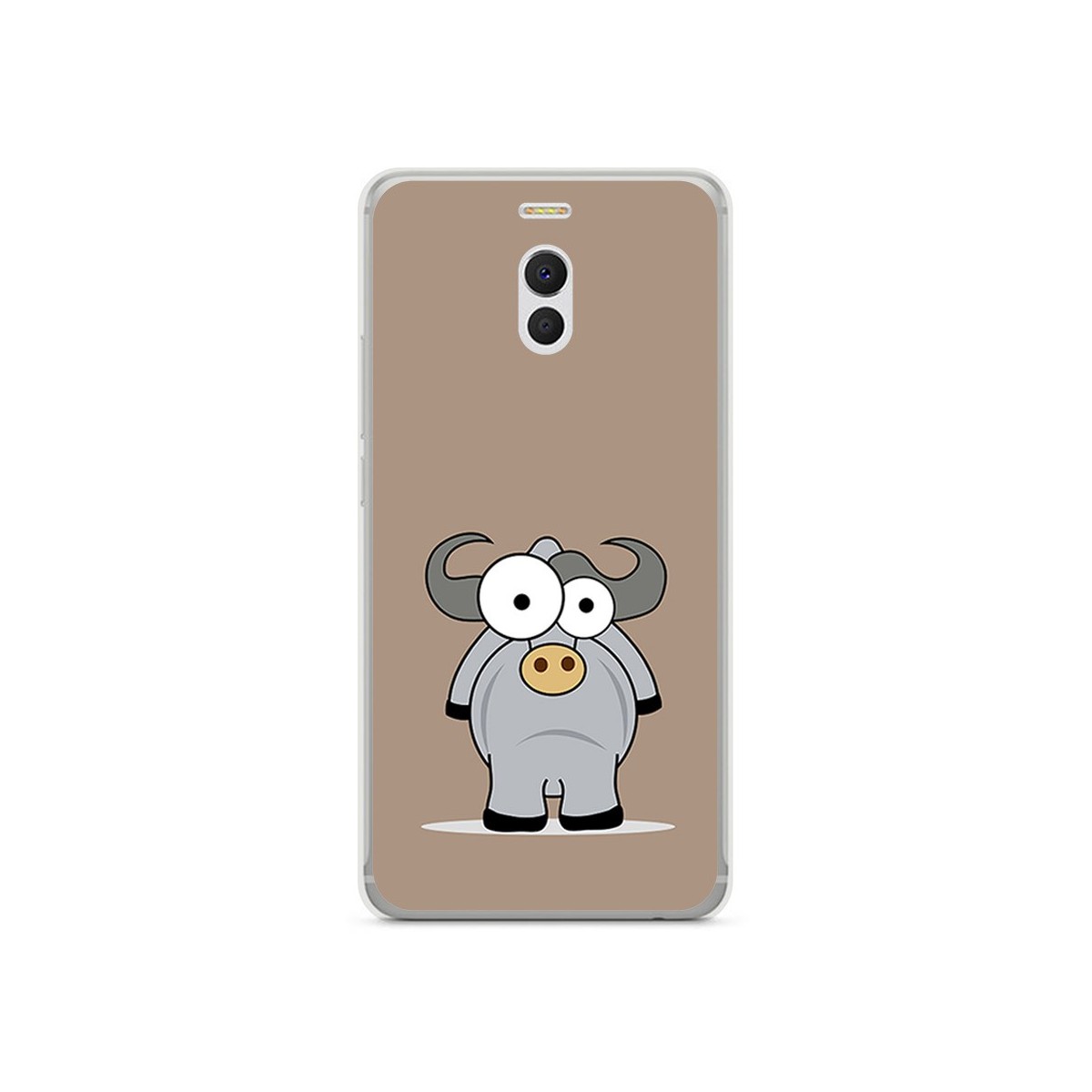 Funda Gel Tpu para Meizu M6 Note Diseño Toro Dibujos