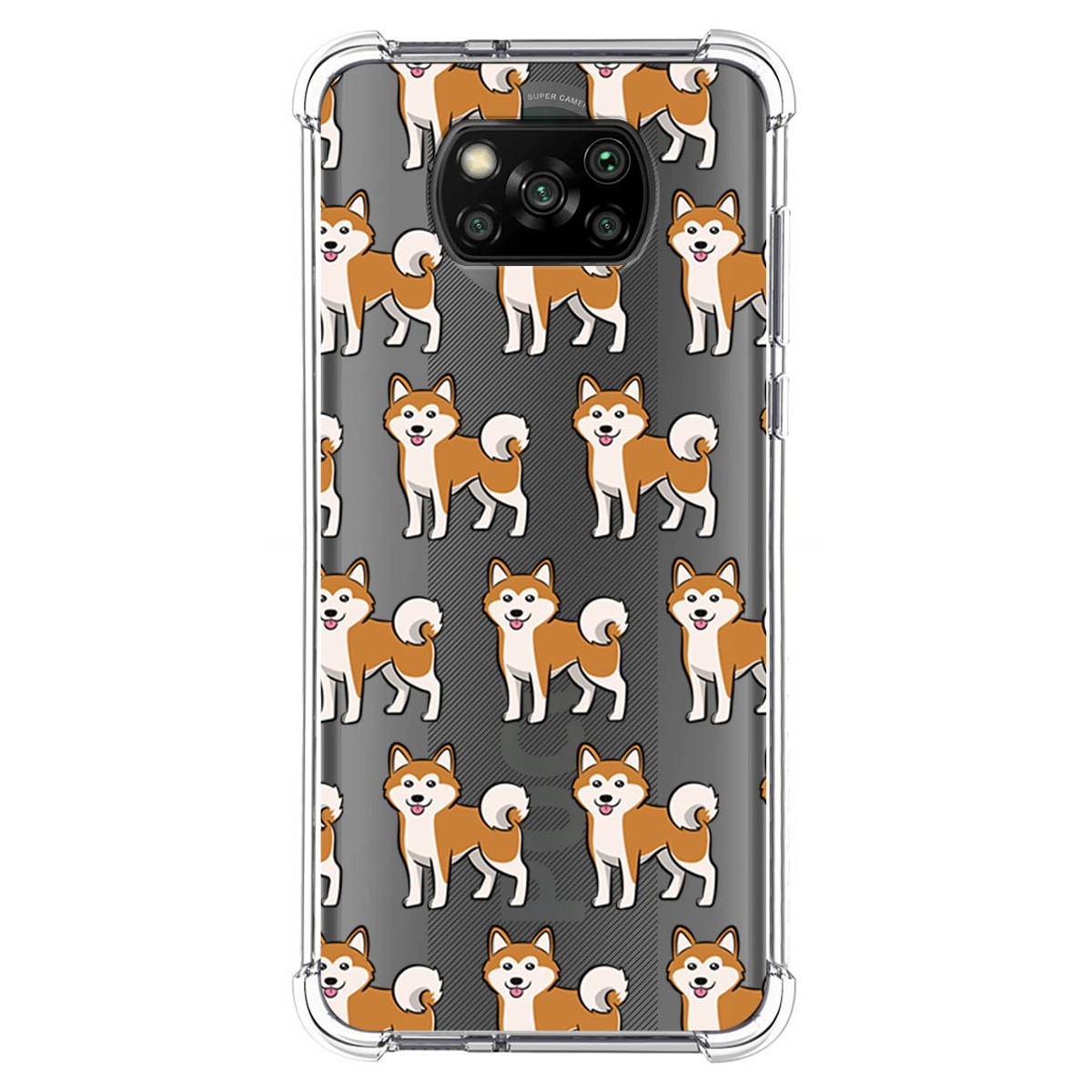 Funda Silicona Antigolpes para Xiaomi POCO X3 NFC / X3 Pro diseño Perros 08 Dibujos