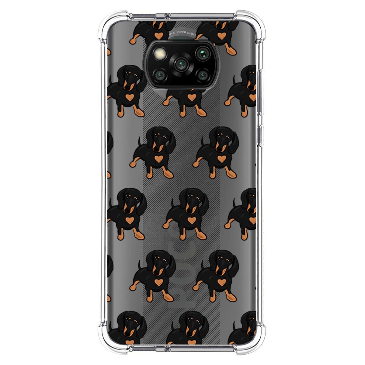 Funda Silicona Antigolpes para Xiaomi POCO X3 NFC / X3 Pro diseño Perros 10 Dibujos
