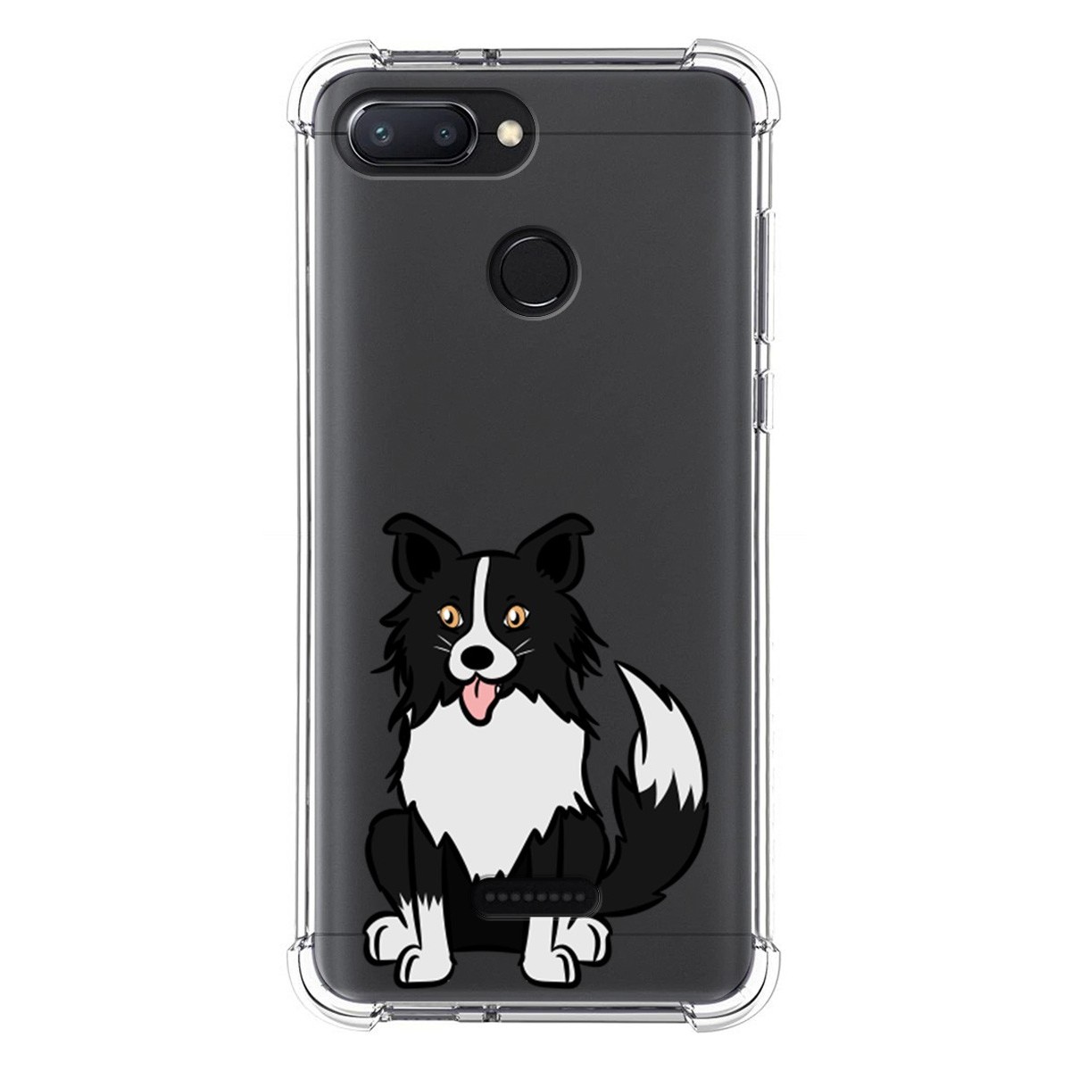 Funda Silicona Antigolpes para Xiaomi Redmi 6 diseño Perros 01 Dibujos
