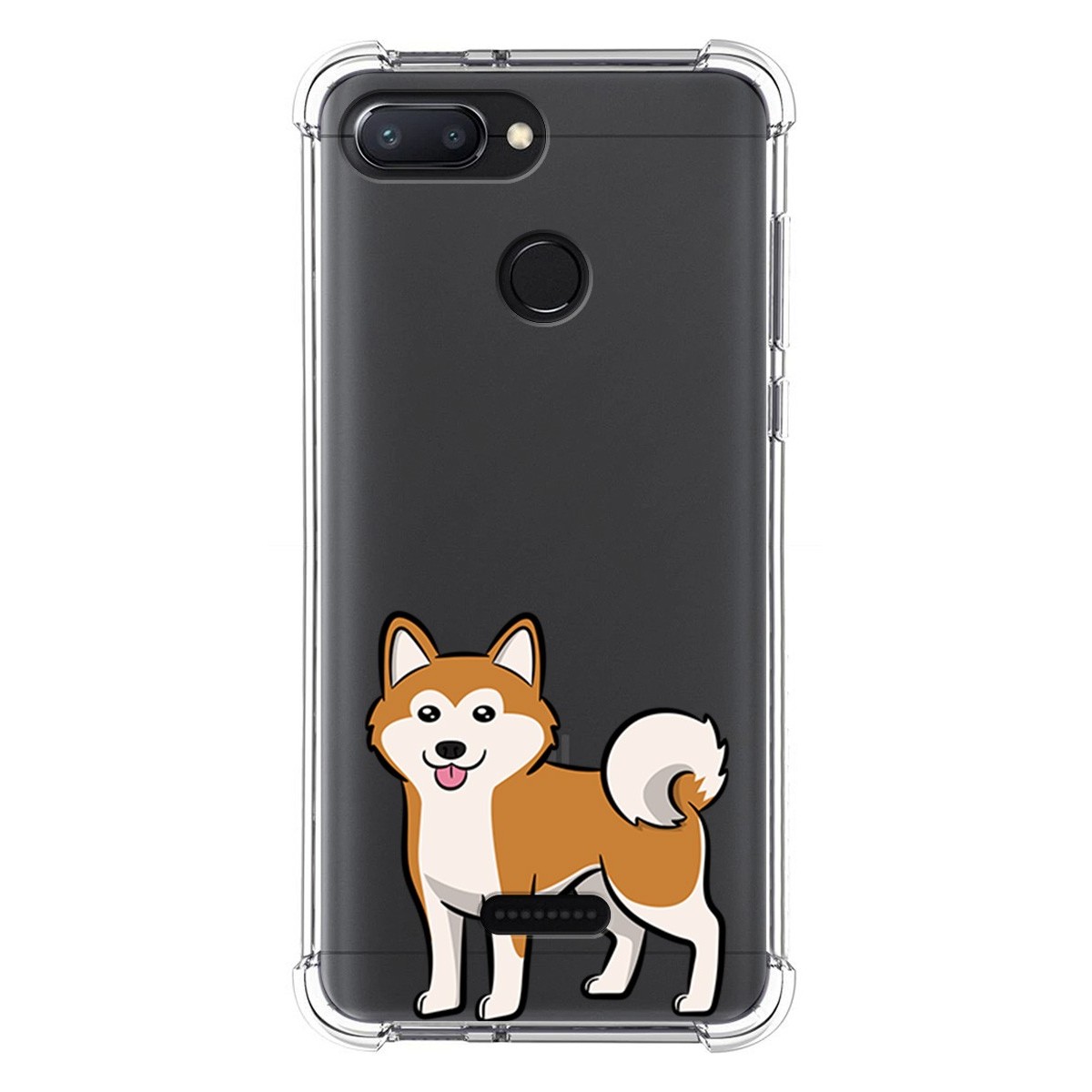 Funda Silicona Antigolpes para Xiaomi Redmi 6 diseño Perros 02 Dibujos