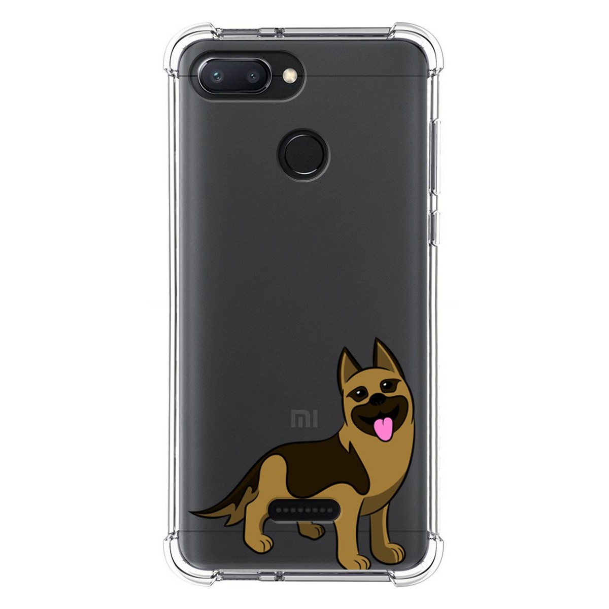 Funda Silicona Antigolpes para Xiaomi Redmi 6 diseño Perros 03 Dibujos