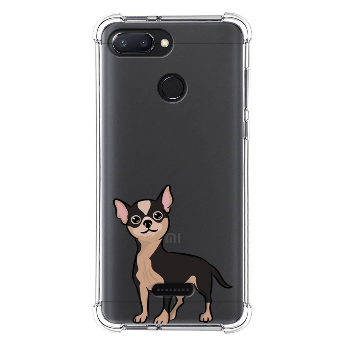 Funda Silicona Antigolpes para Xiaomi Redmi 6 diseño Perros 05 Dibujos
