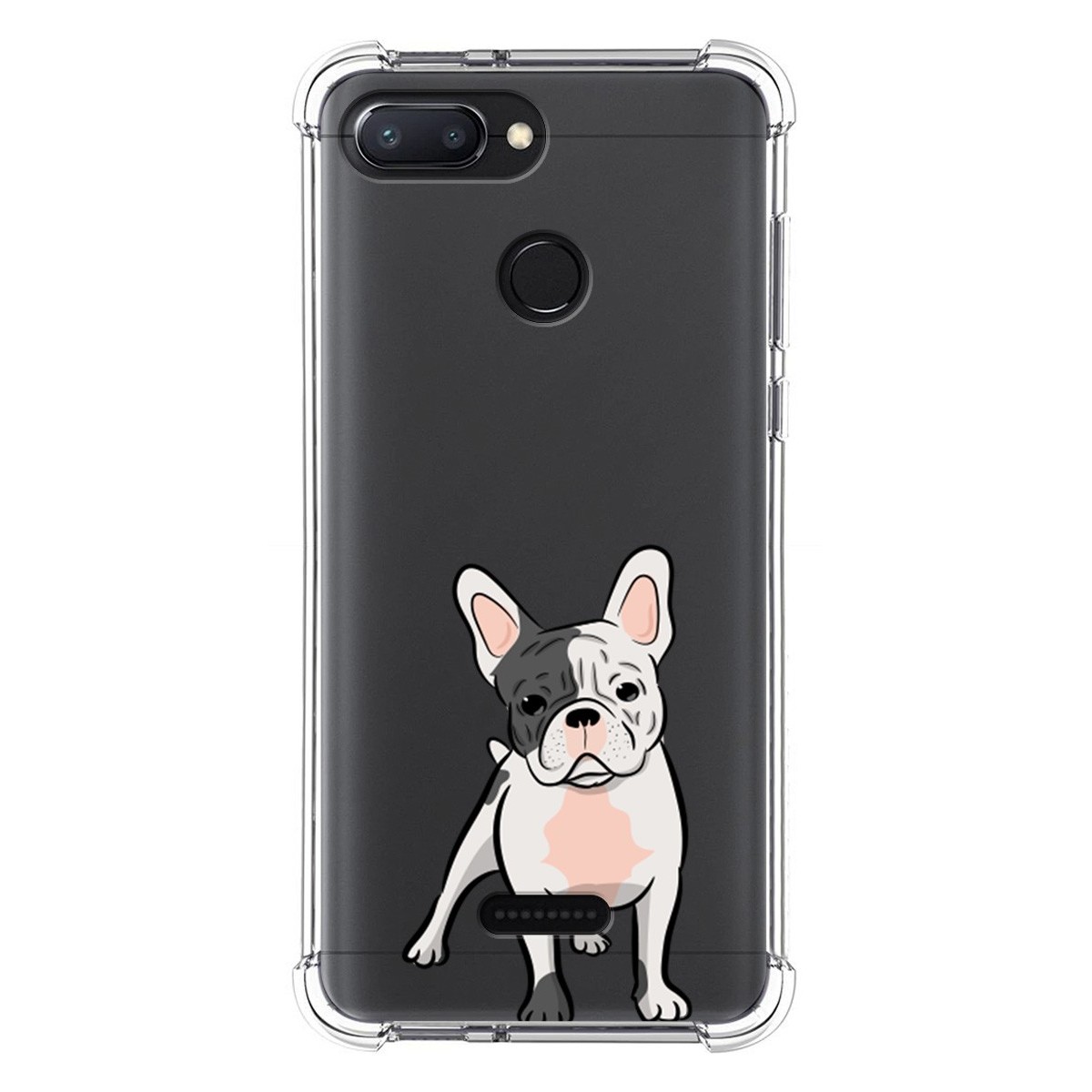 Funda Silicona Antigolpes para Xiaomi Redmi 6 diseño Perros 06 Dibujos