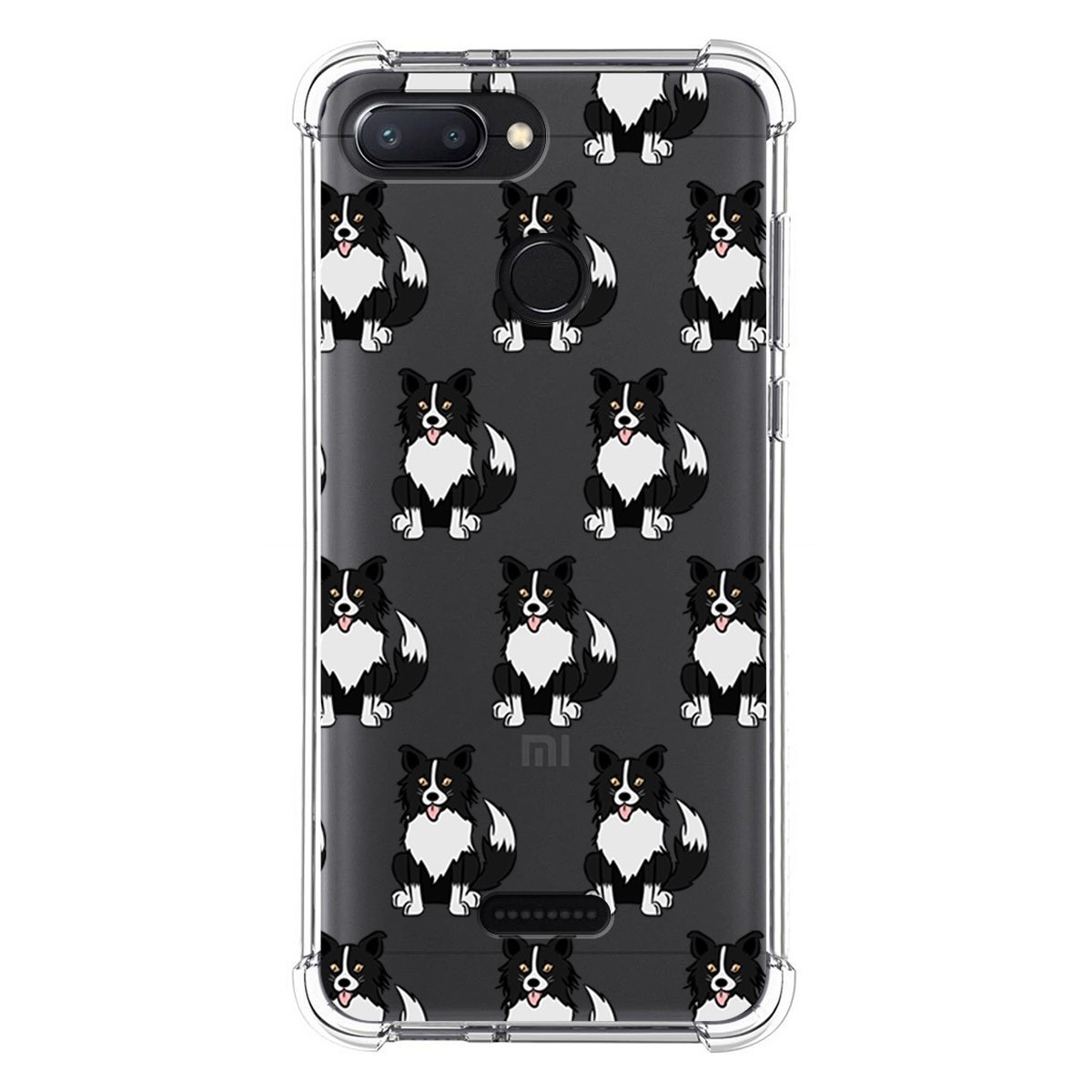 Funda Silicona Antigolpes para Xiaomi Redmi 6 diseño Perros 07 Dibujos
