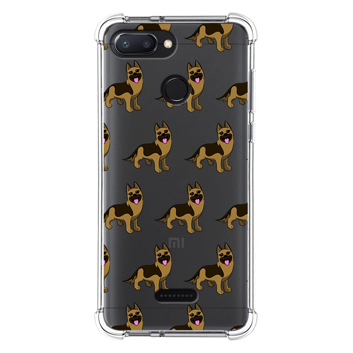 Funda Silicona Antigolpes para Xiaomi Redmi 6 diseño Perros 09 Dibujos