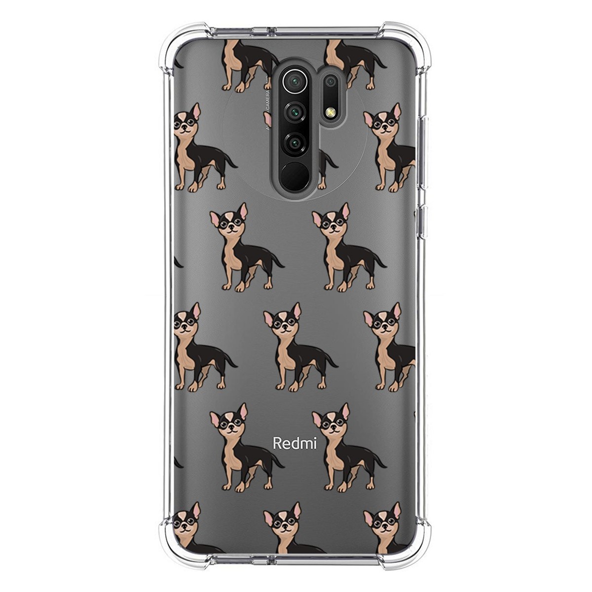 Funda Silicona Antigolpes para Xiaomi Redmi 9 diseño Perros 11 Dibujos