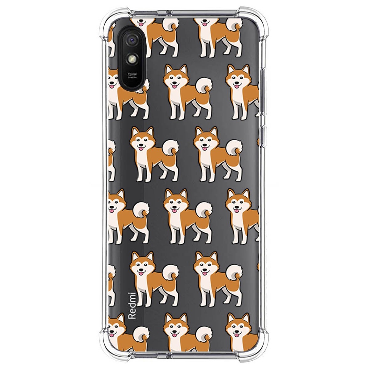 Funda Silicona Antigolpes para Xiaomi Redmi 9A / 9AT diseño Perros 08 Dibujos