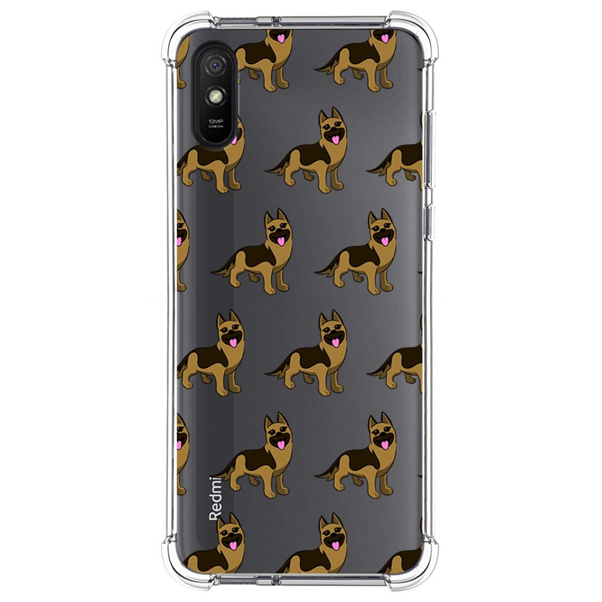 Funda Silicona Antigolpes para Xiaomi Redmi 9A / 9AT diseño Perros 09 Dibujos