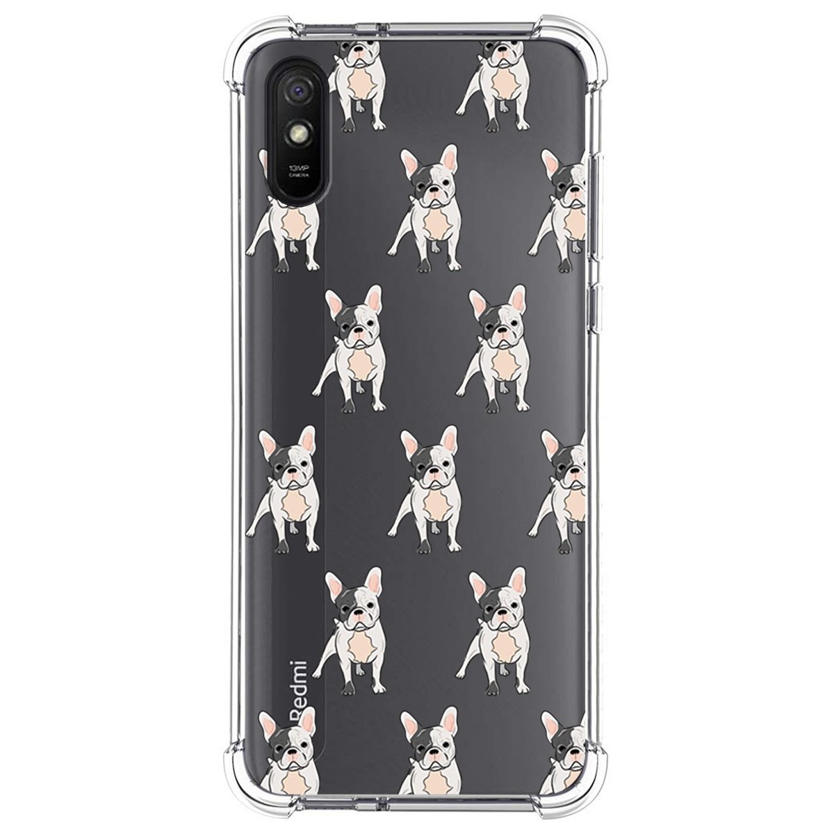 Funda Silicona Antigolpes para Xiaomi Redmi 9A / 9AT diseño Perros 12 Dibujos
