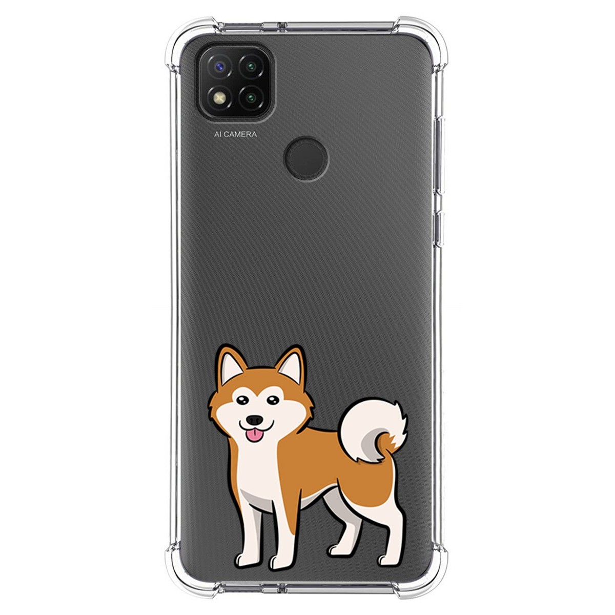Funda Silicona Antigolpes para Xiaomi Redmi 9C diseño Perros 02 Dibujos