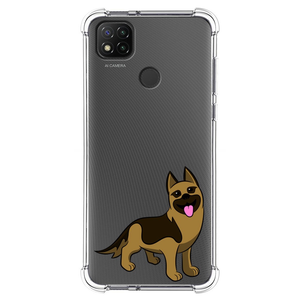 Funda Silicona Antigolpes para Xiaomi Redmi 9C diseño Perros 03 Dibujos