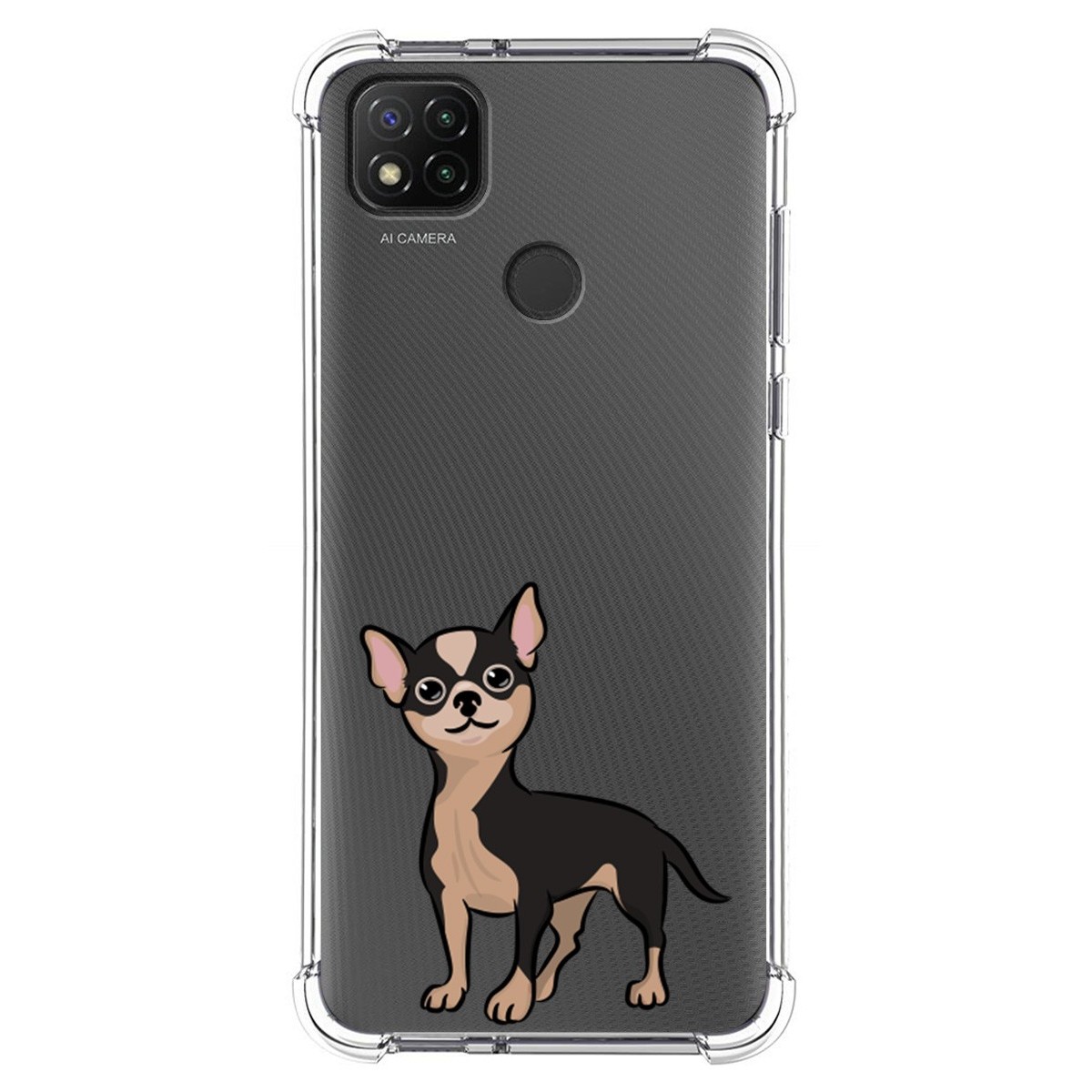 Funda Silicona Antigolpes para Xiaomi Redmi 9C diseño Perros 05 Dibujos