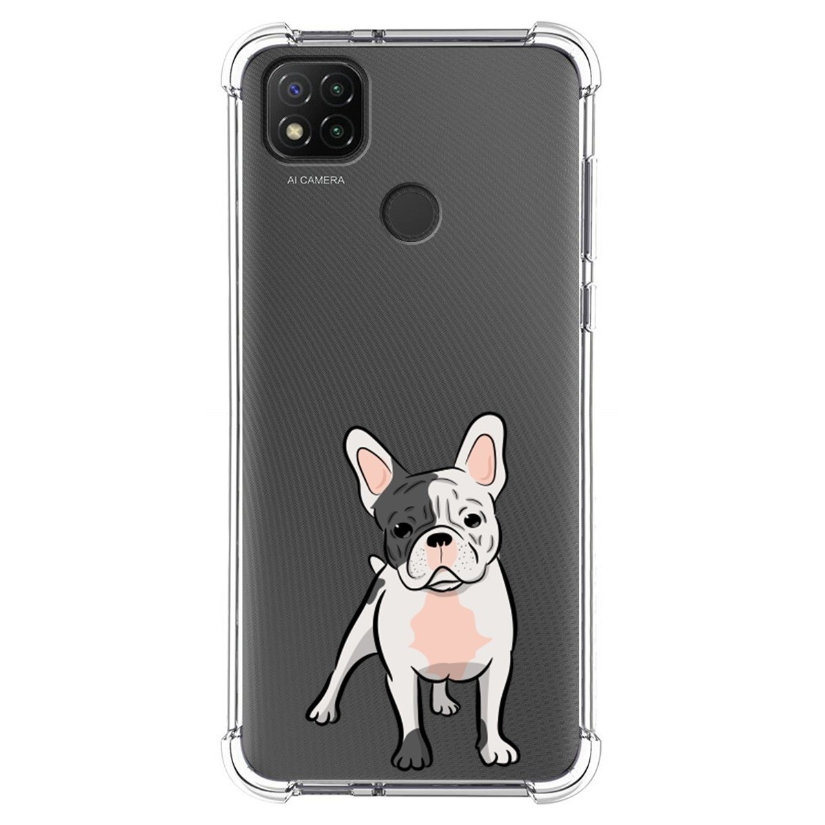 Funda Silicona Antigolpes para Xiaomi Redmi 9C diseño Perros 06 Dibujos